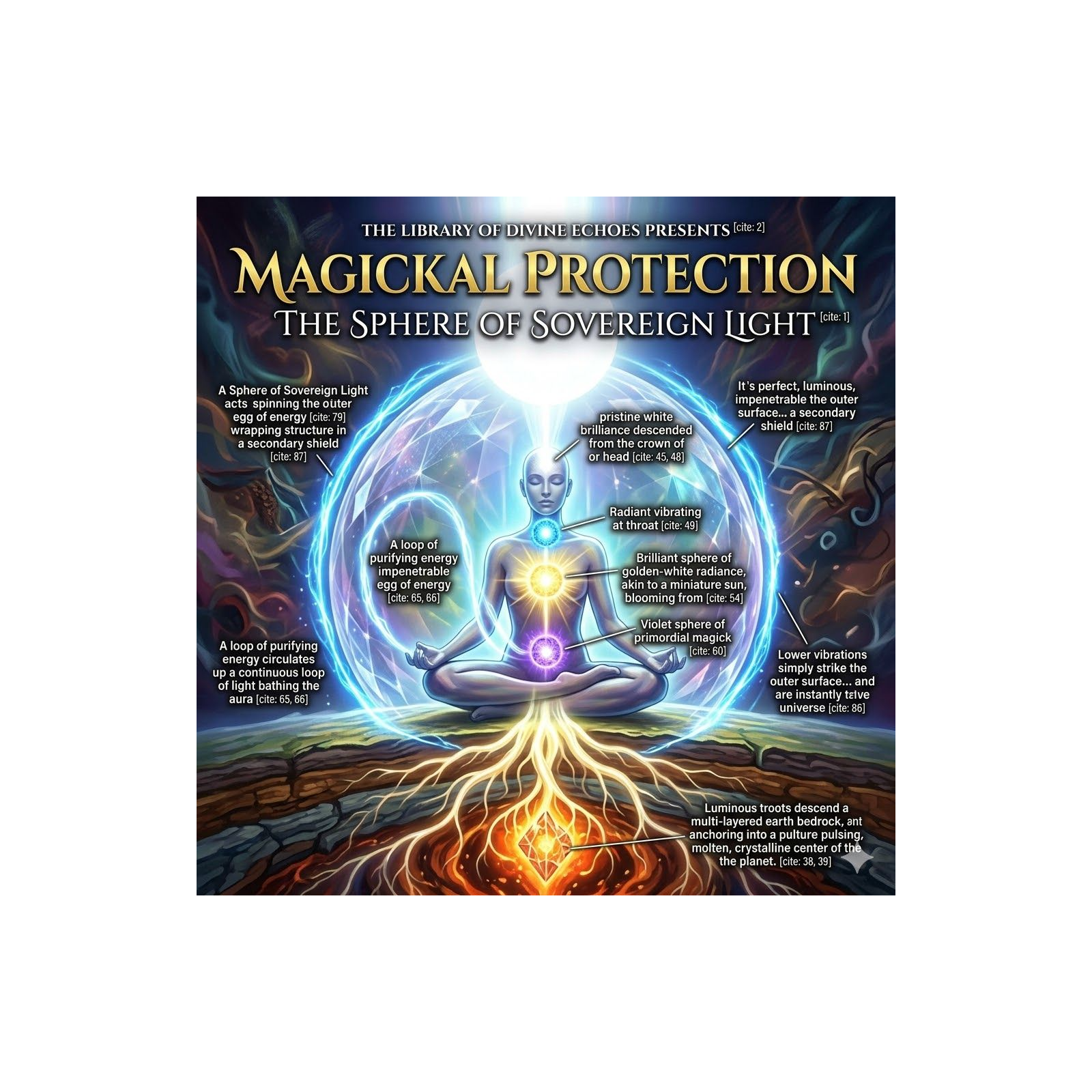 0004 Meditation Mondays - Magickal Protection - The Sphere of Sovereign Light episode artwork