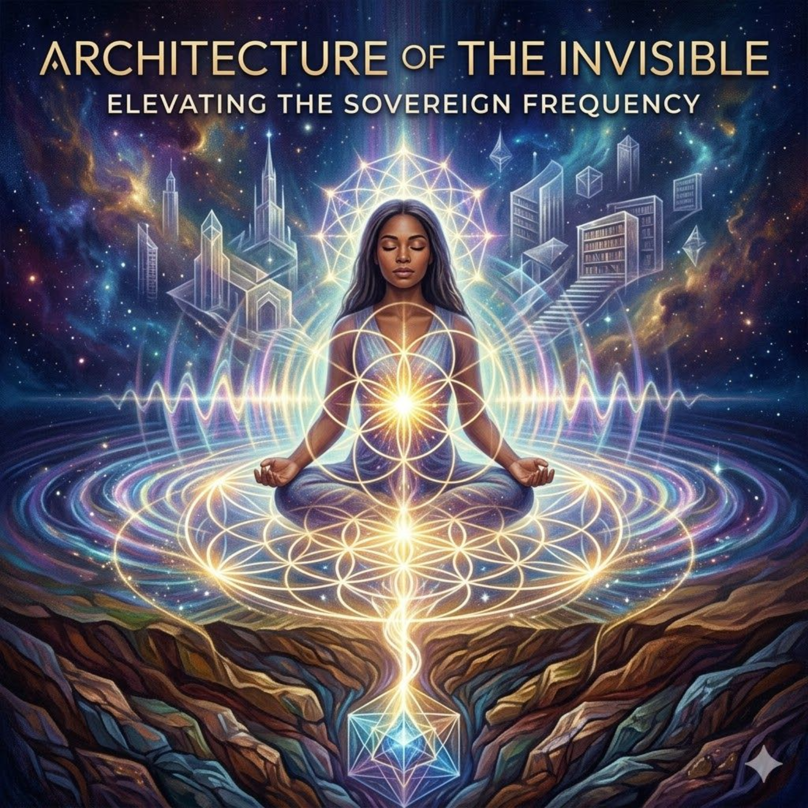 0008 Meditation Mondays - Architecture of the Invisible - Elevating the Sovereign Frequency episode artwork