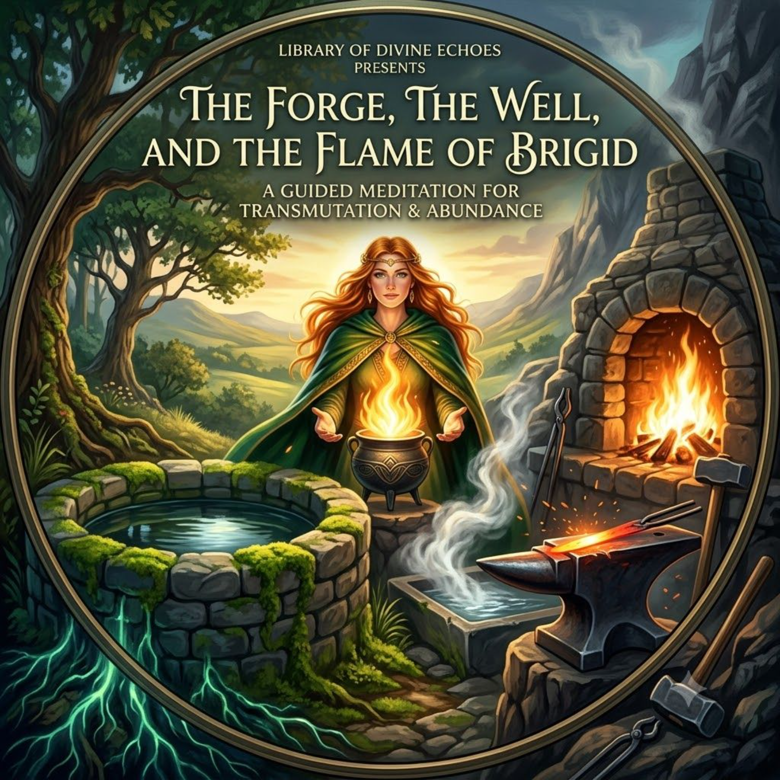 0016 Meditation Mondays - The Forge, The Well, and the Flame of Brigid episode artwork