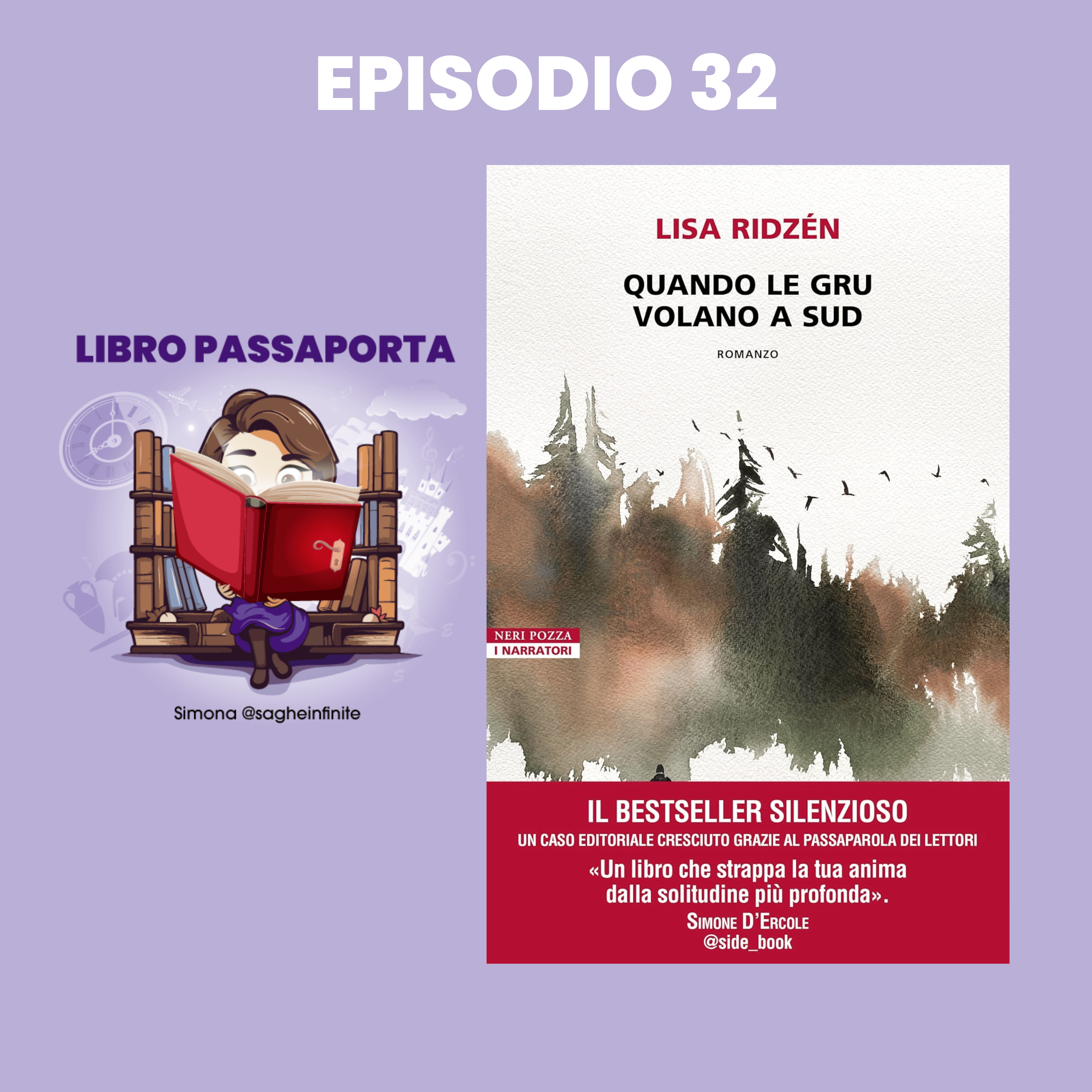 Lisa Ridzén ci fa riflettere sul tempo che passa “quando le gru volano a sud” episode artwork