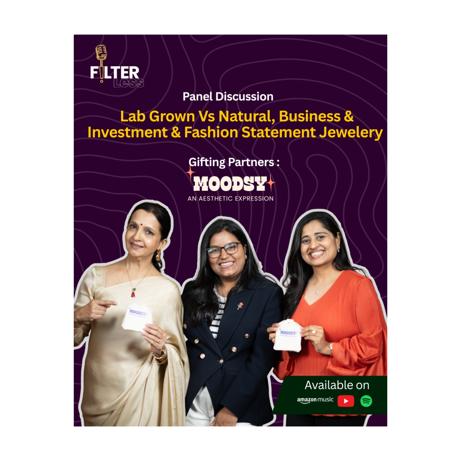 Lab Grown Vs Natural, Business & Investment & Fashion Statement Jewelery | Filterless Talk Panel