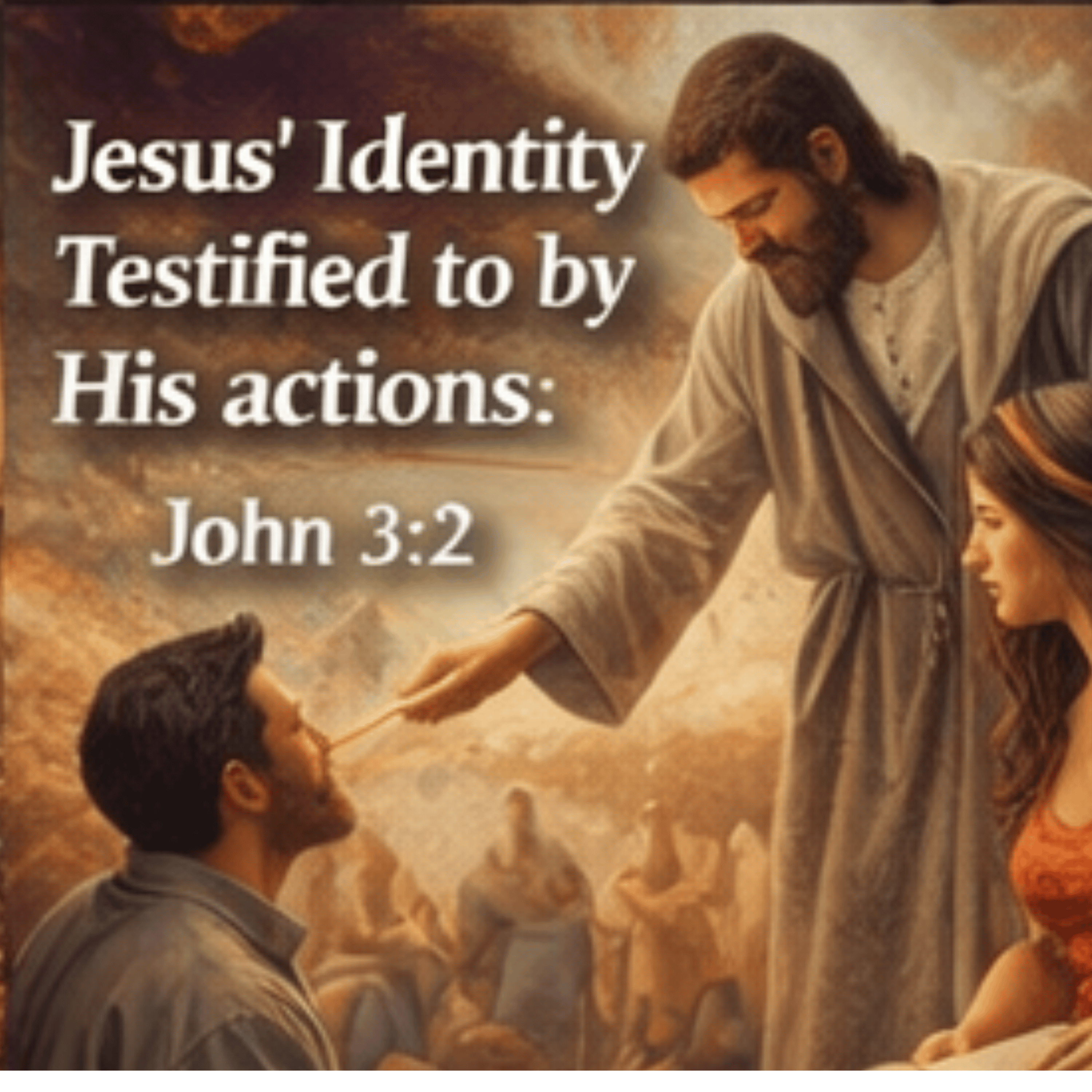 Jesus' Identity Testified to by His actions John 3:2 episode artwork