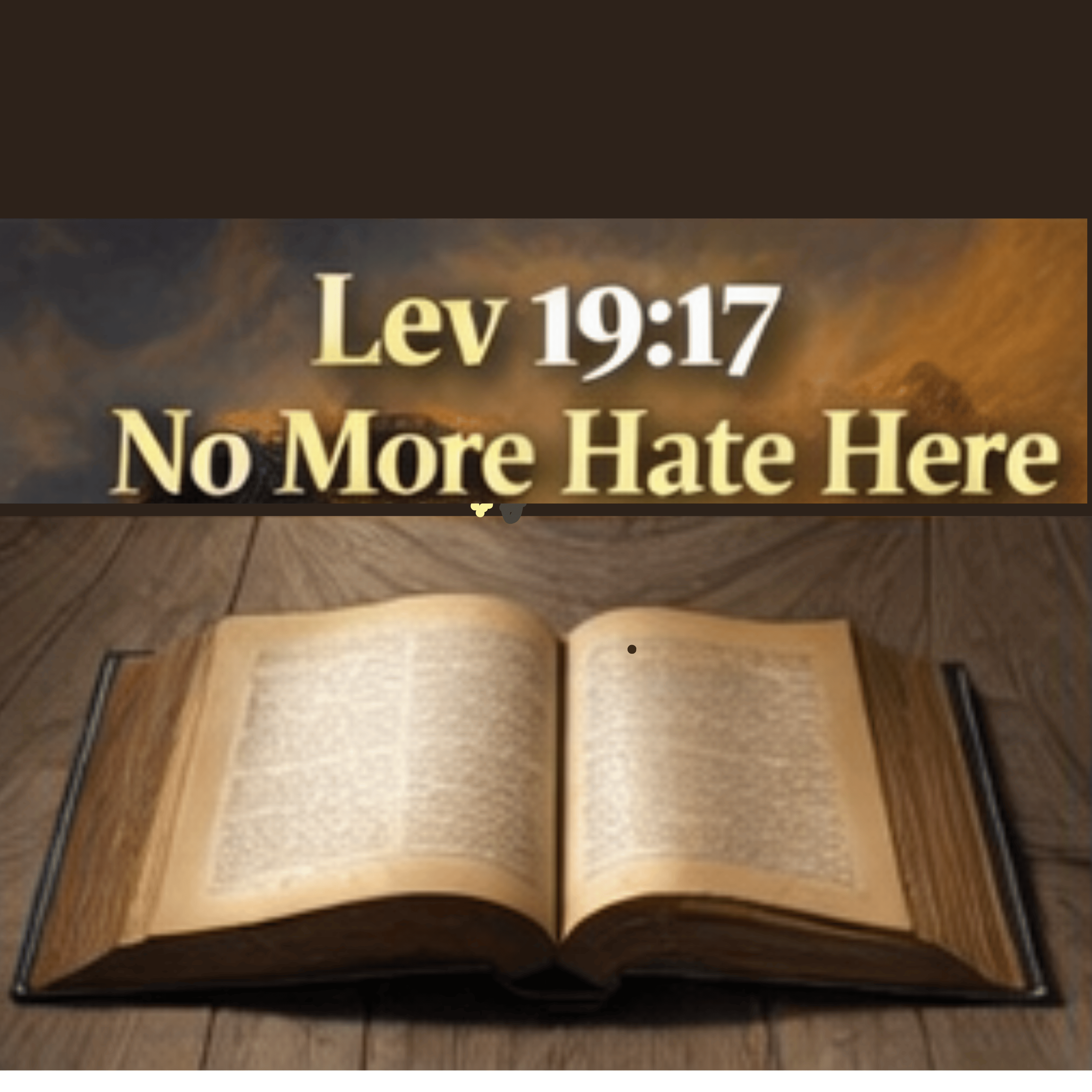 Lev 19:17 No More Hate Here episode artwork