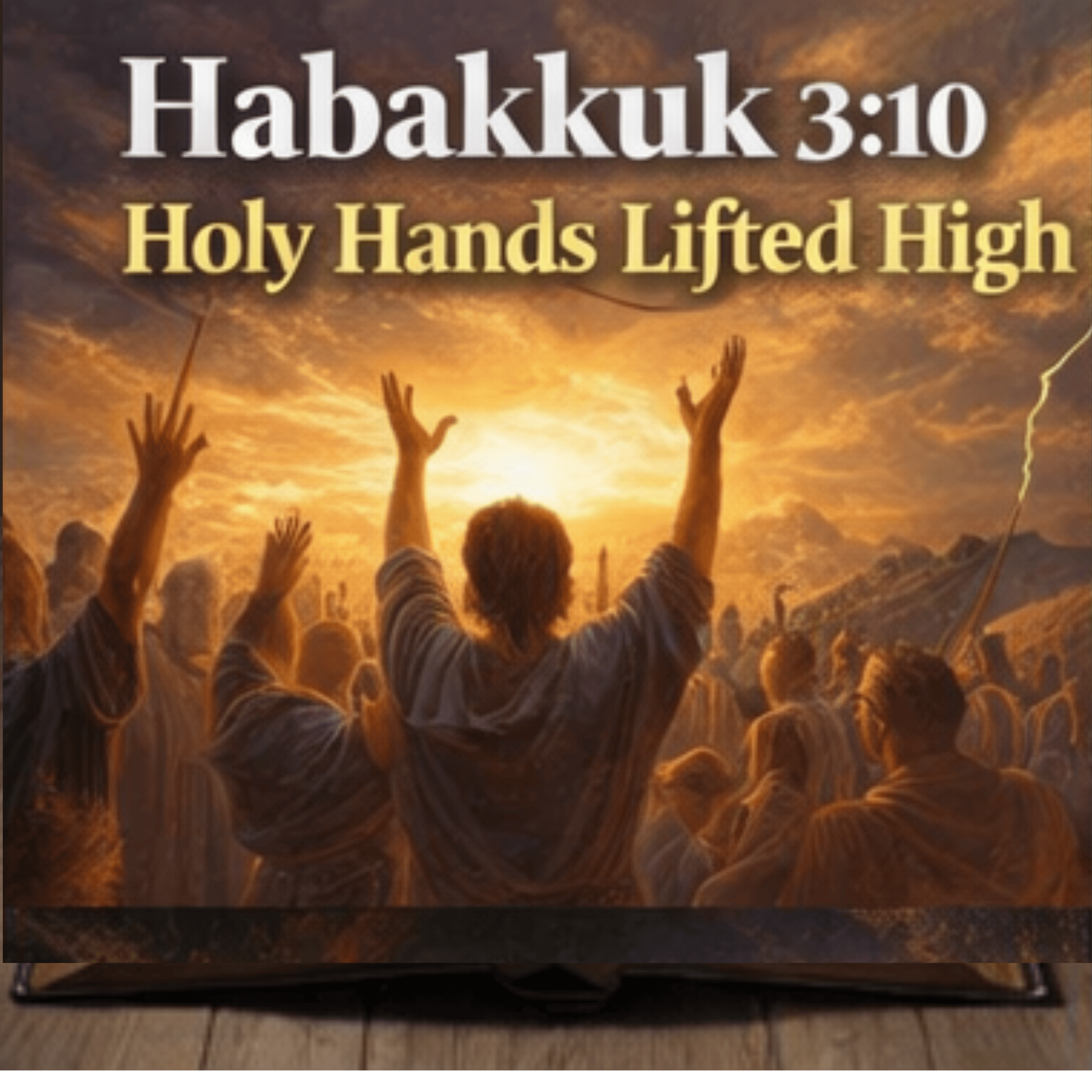 Habakkuk 3:10 Holy Hands Lifted High episode artwork