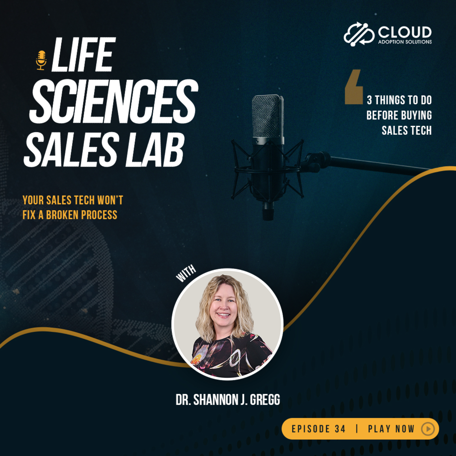 Your Sales Tech Won’t Fix a Broken Process with Dr. Shannon J. Gregg episode artwork