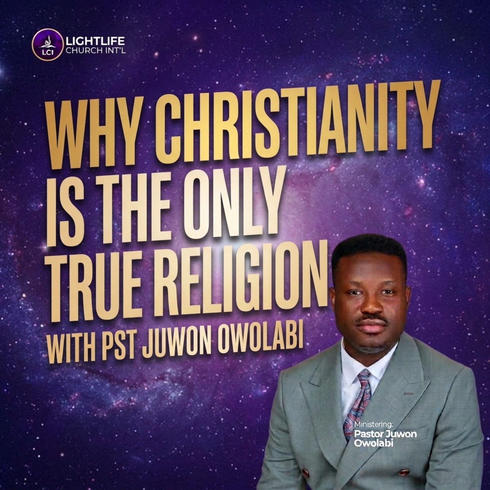 WHY CHRISTIANITY IS THE ONLY TRUE RELIGION WITH PST JUWON OWOLABI || WORDFEAST episode artwork
