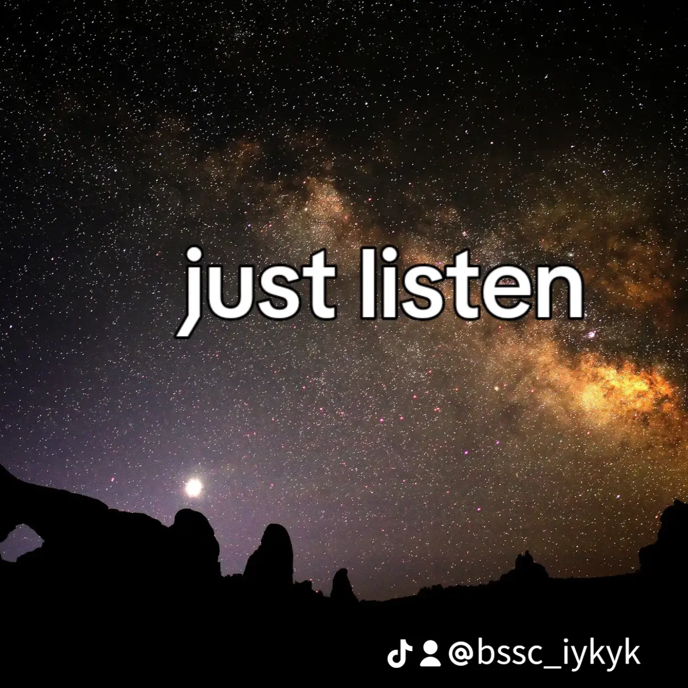 just listen