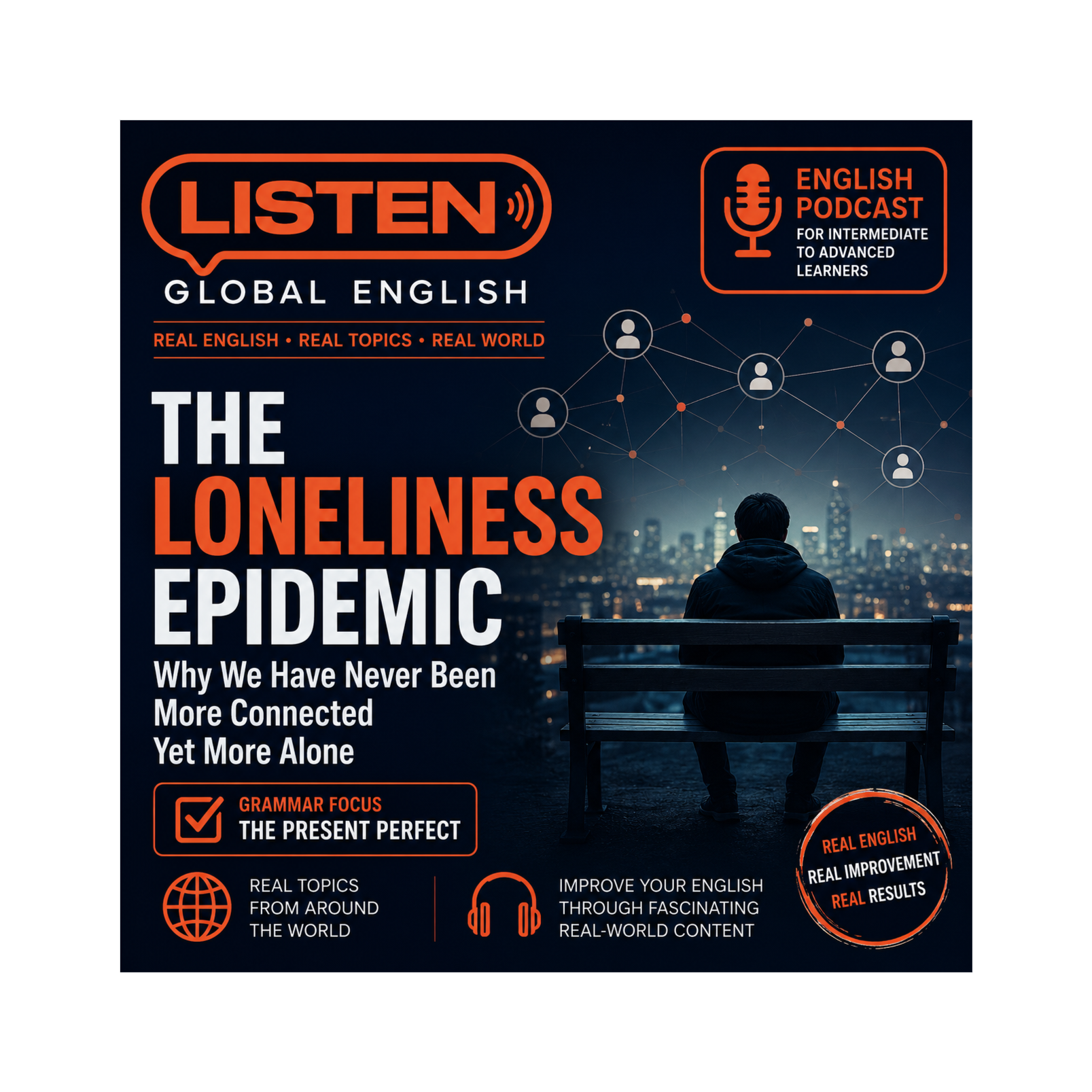 The Loneliness Epidemic: Why We Have Never Been More Connected Yet More Alone - PRESENT PERFECT episode artwork