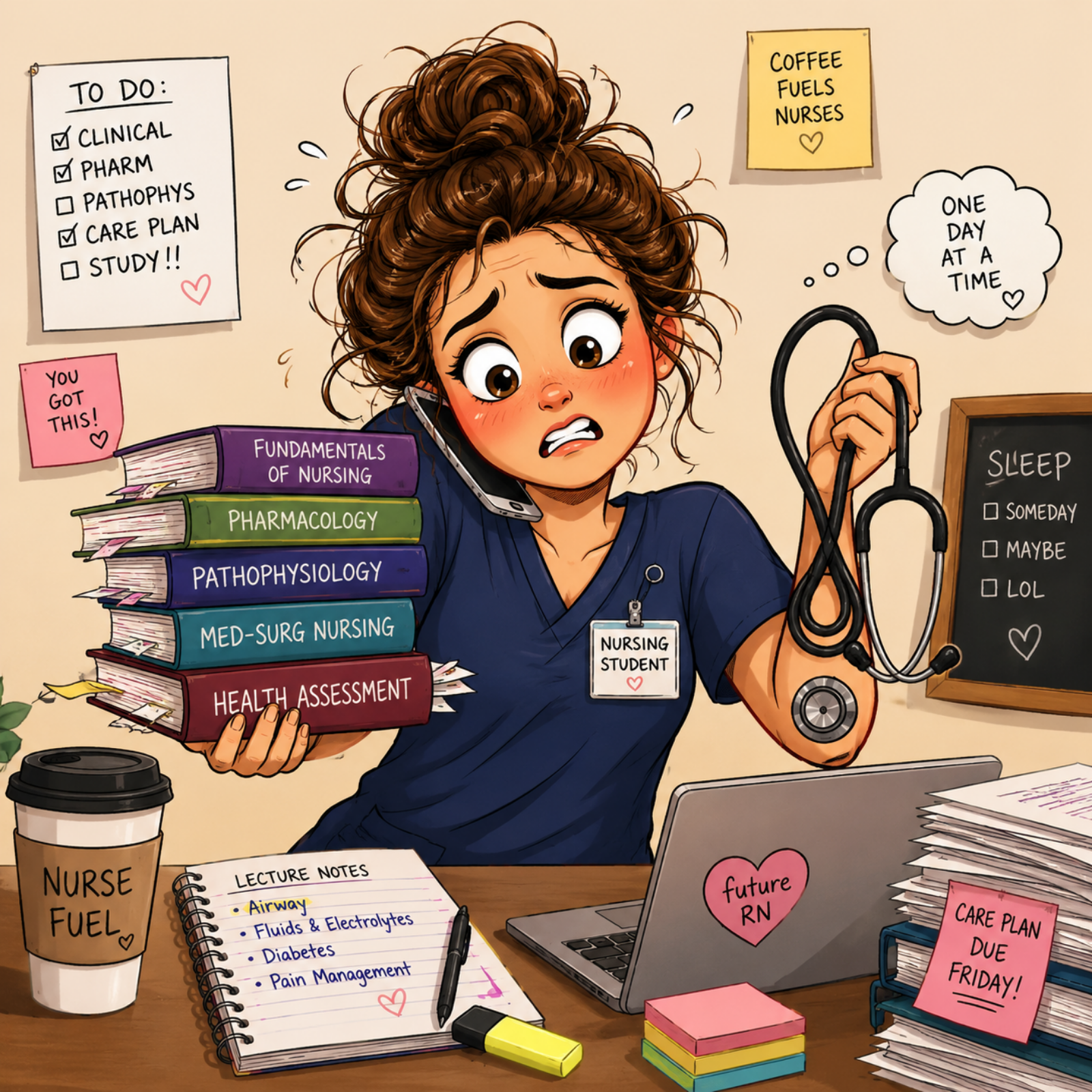 Listen on the Go! Nursing school lectures cover art