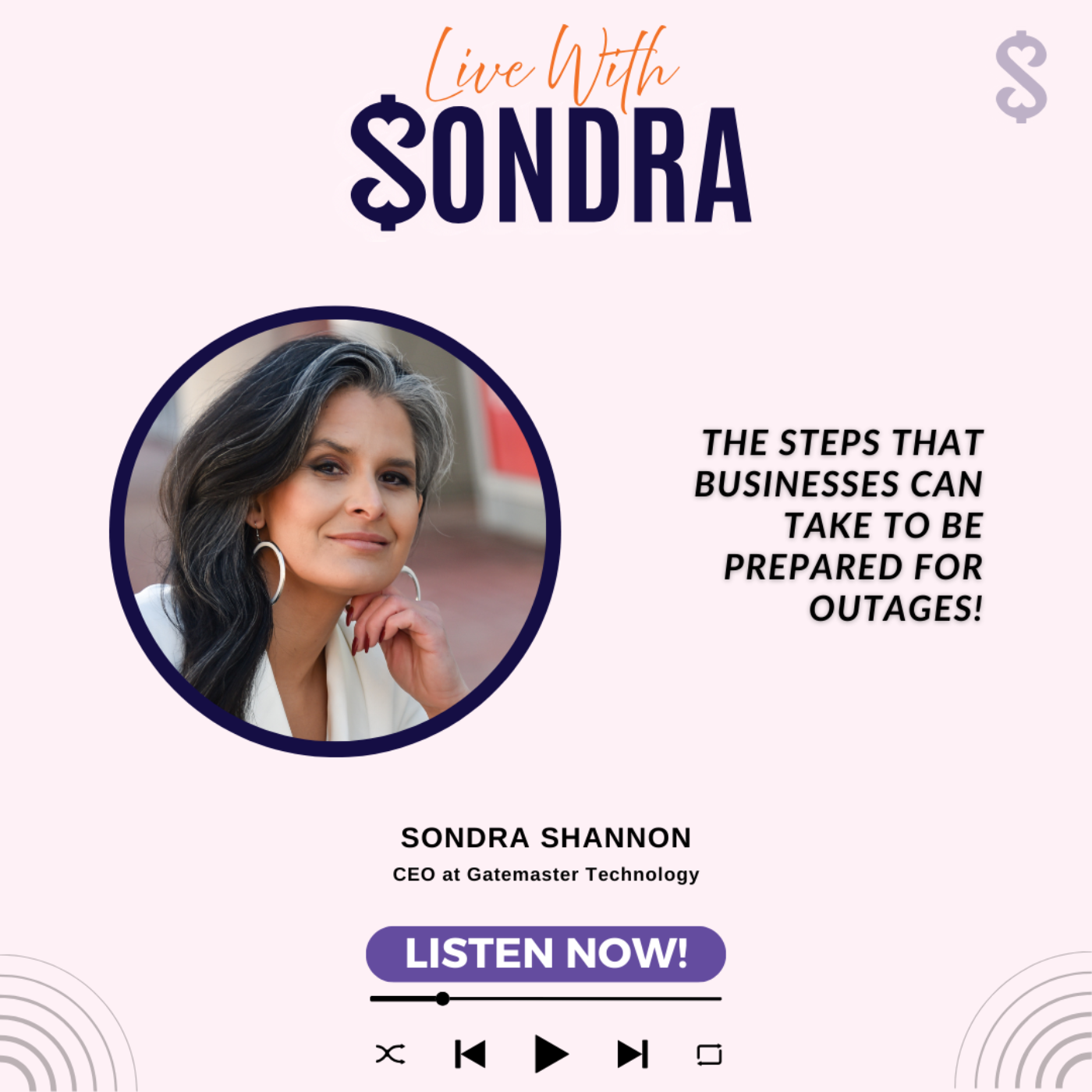Live with Sondra