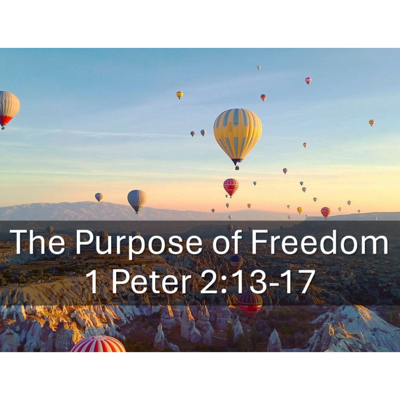 The Purpose of Freedom 1 Peter 2:13-17 episode artwork