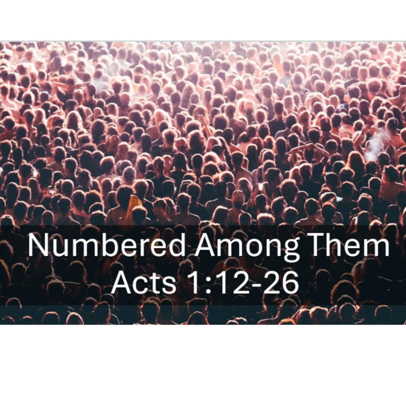 Numbered Among Them Acts:1:12-26 episode artwork