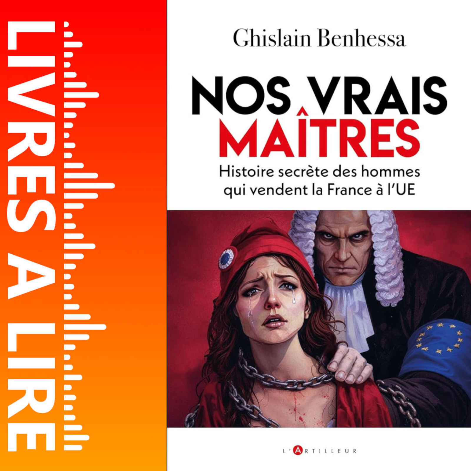 Nos vrais maîtres : Histoire secrète des hommes qui vendent la France à l'UE de Ghislain Benhessa - Livre - Résumé et analyse episode artwork