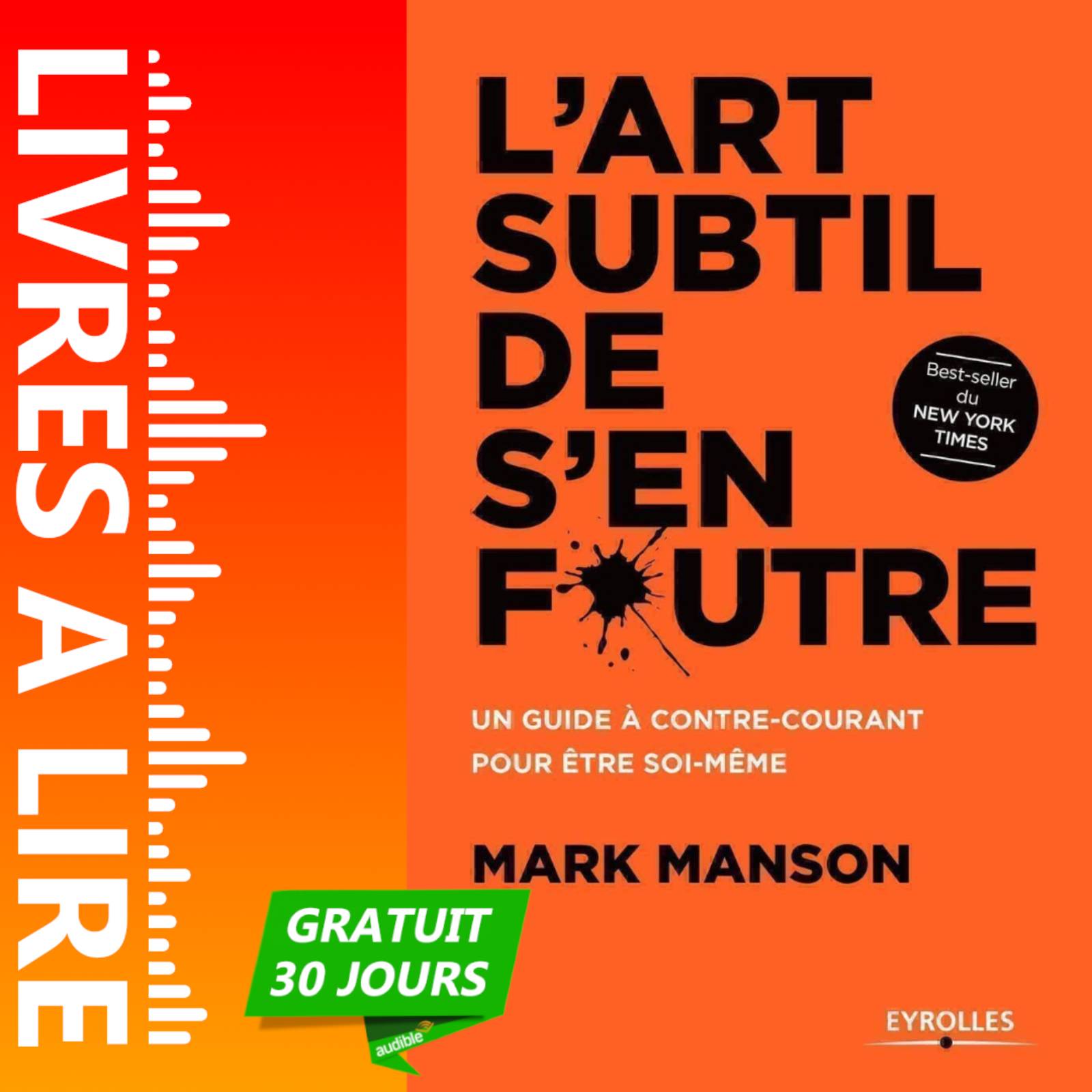 L'art subtil de s'en foutre de Mark Manson - Résumé et Analyse du livre episode artwork