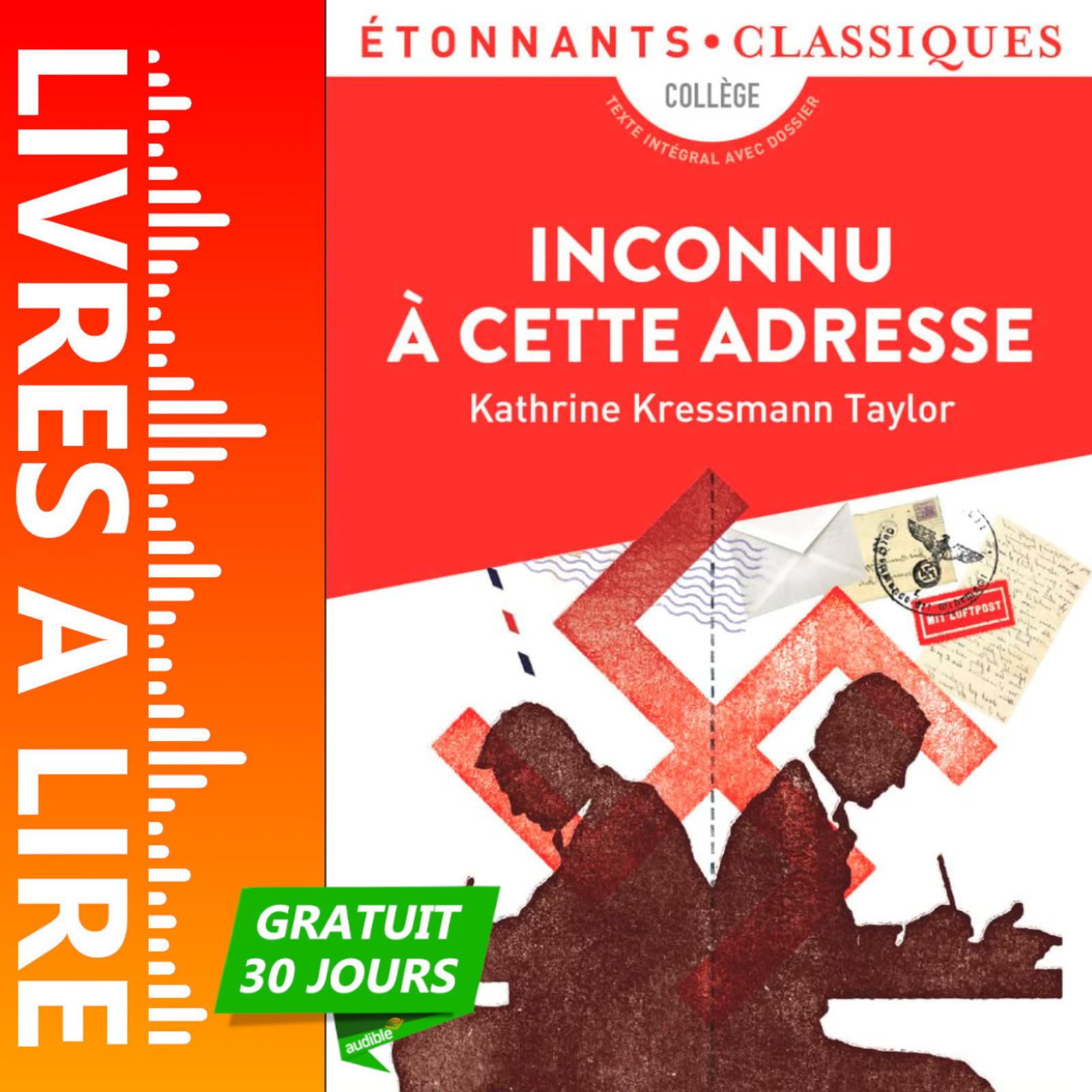 Inconnu à cette adresse de Kathrine Kressmann Taylor - Avis, Résumé et Analyse du livre