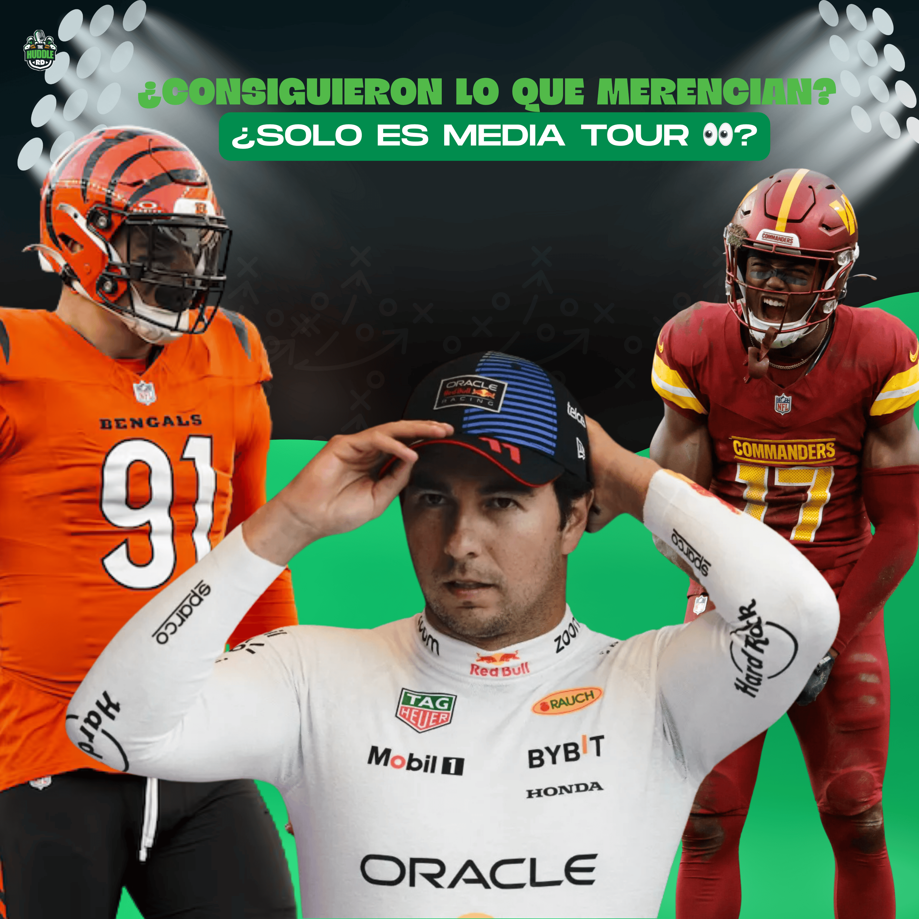 CHECO PEREZ, Hendrickson y Mclaurin ROMPEN el BANCO. PRIMER HUDDLE FANTASY FOOTBALL episode artwork