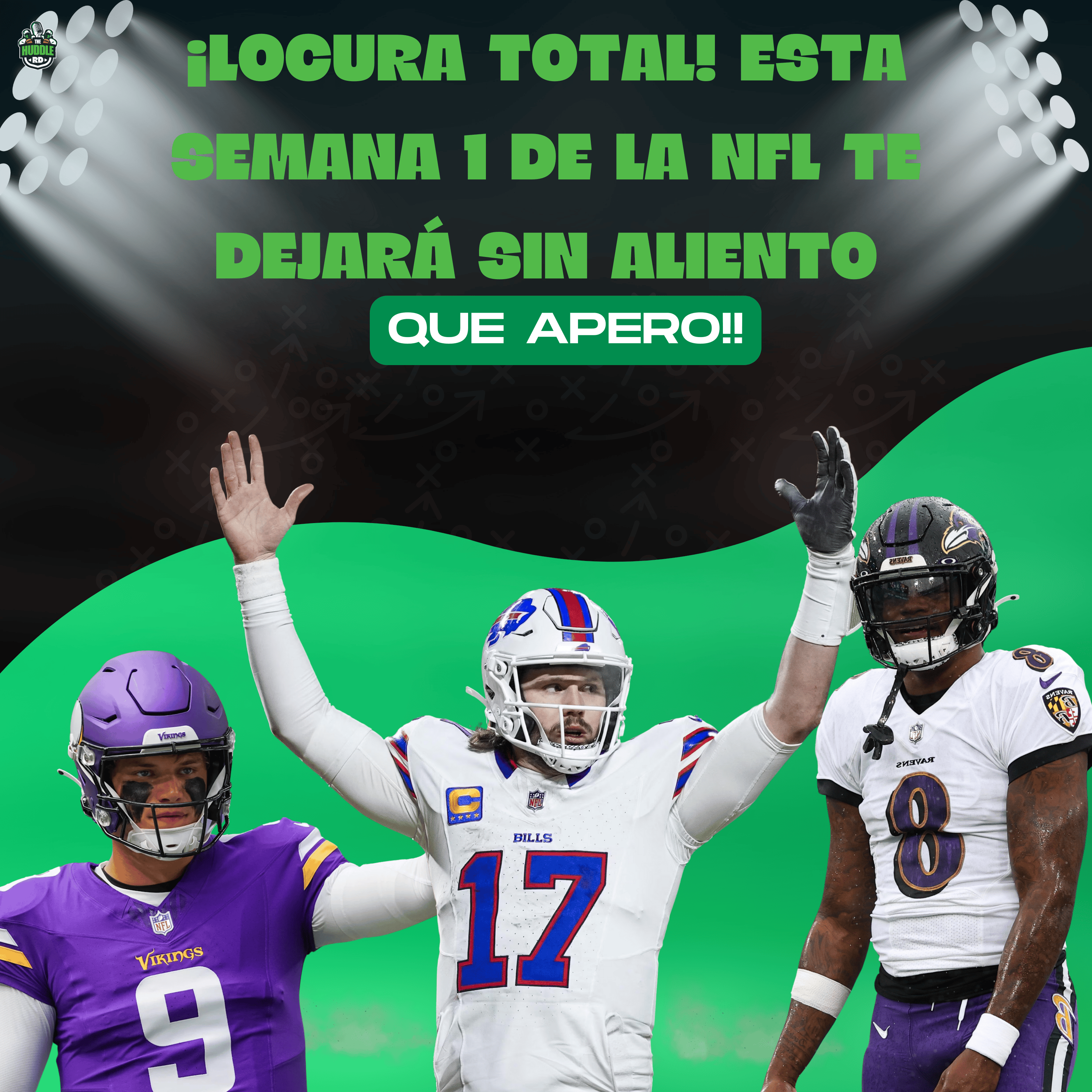 ¡LOCURA TOTAL! Esta SEMANA 1 de la NFL te dejará sin aliento episode artwork