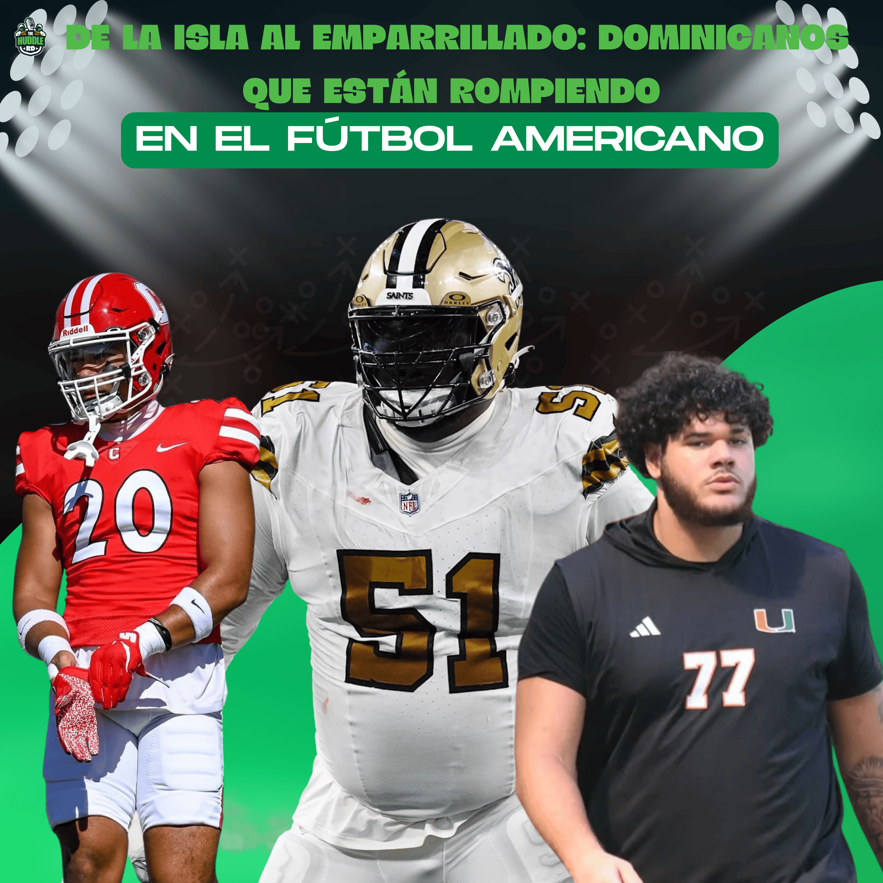 De la isla al emparrillado: Dominicanos que están rompiendo en el fútbol americano episode artwork