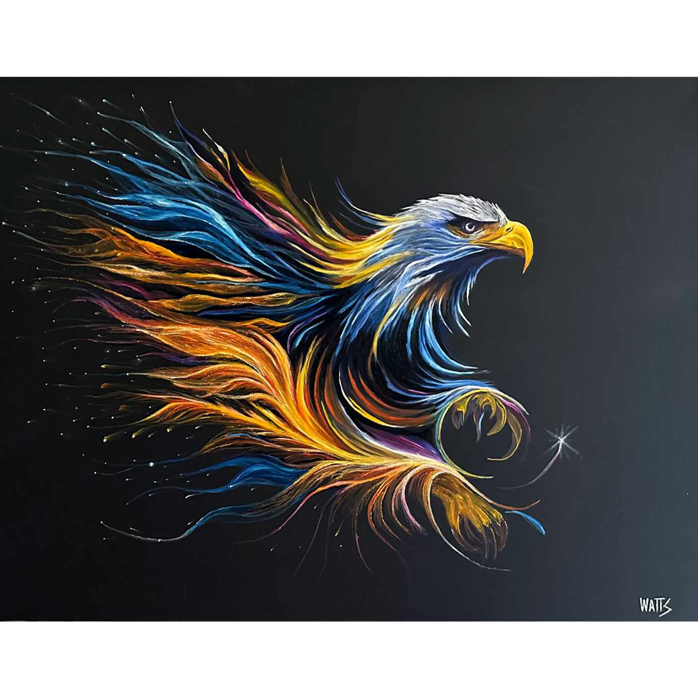 "Soul of an Eagle" Painting by artist Graham Watts