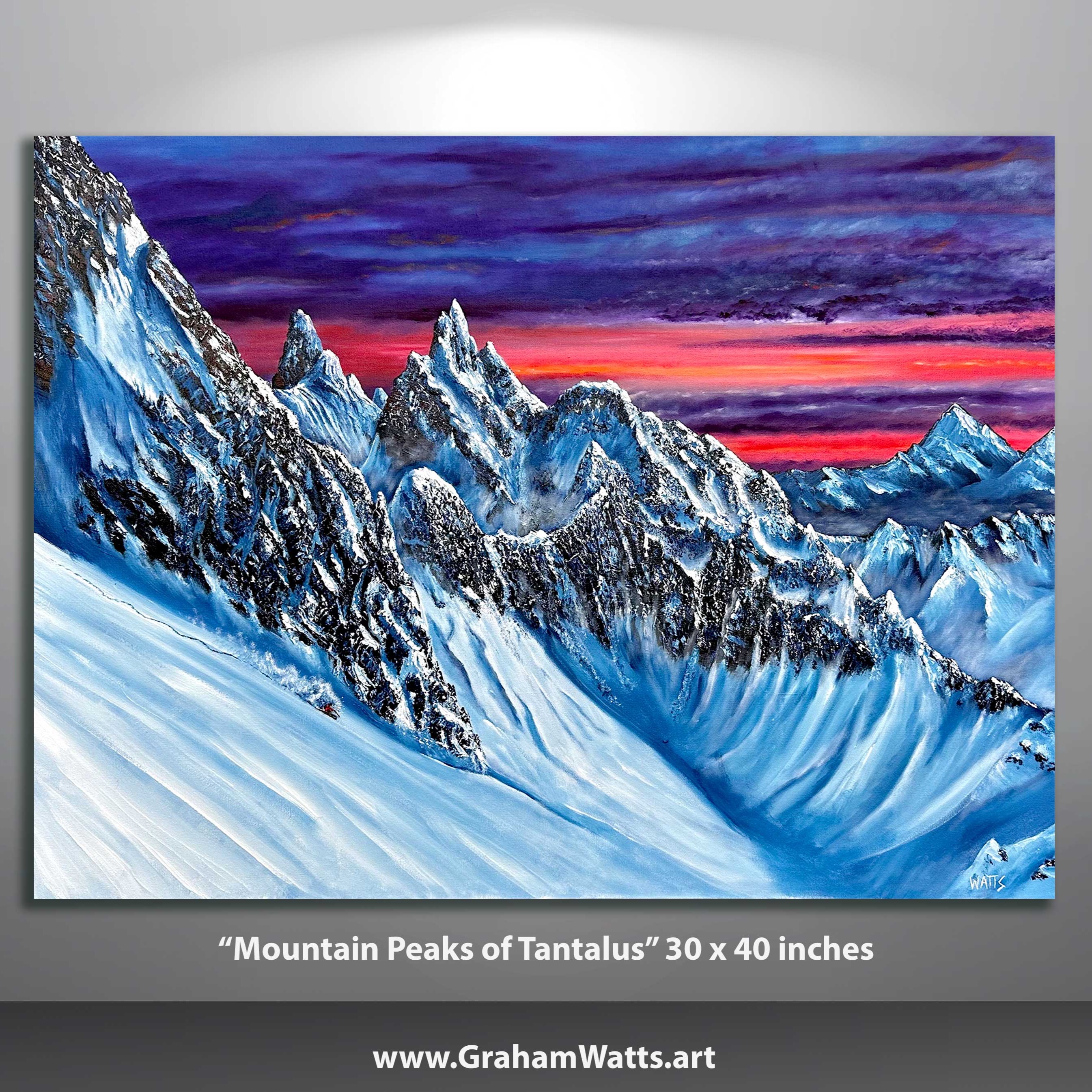 Podcast: Mountain Peaks of Tantalus - Squamish, BC ~ Painting by Artist Graham Watts episode artwork