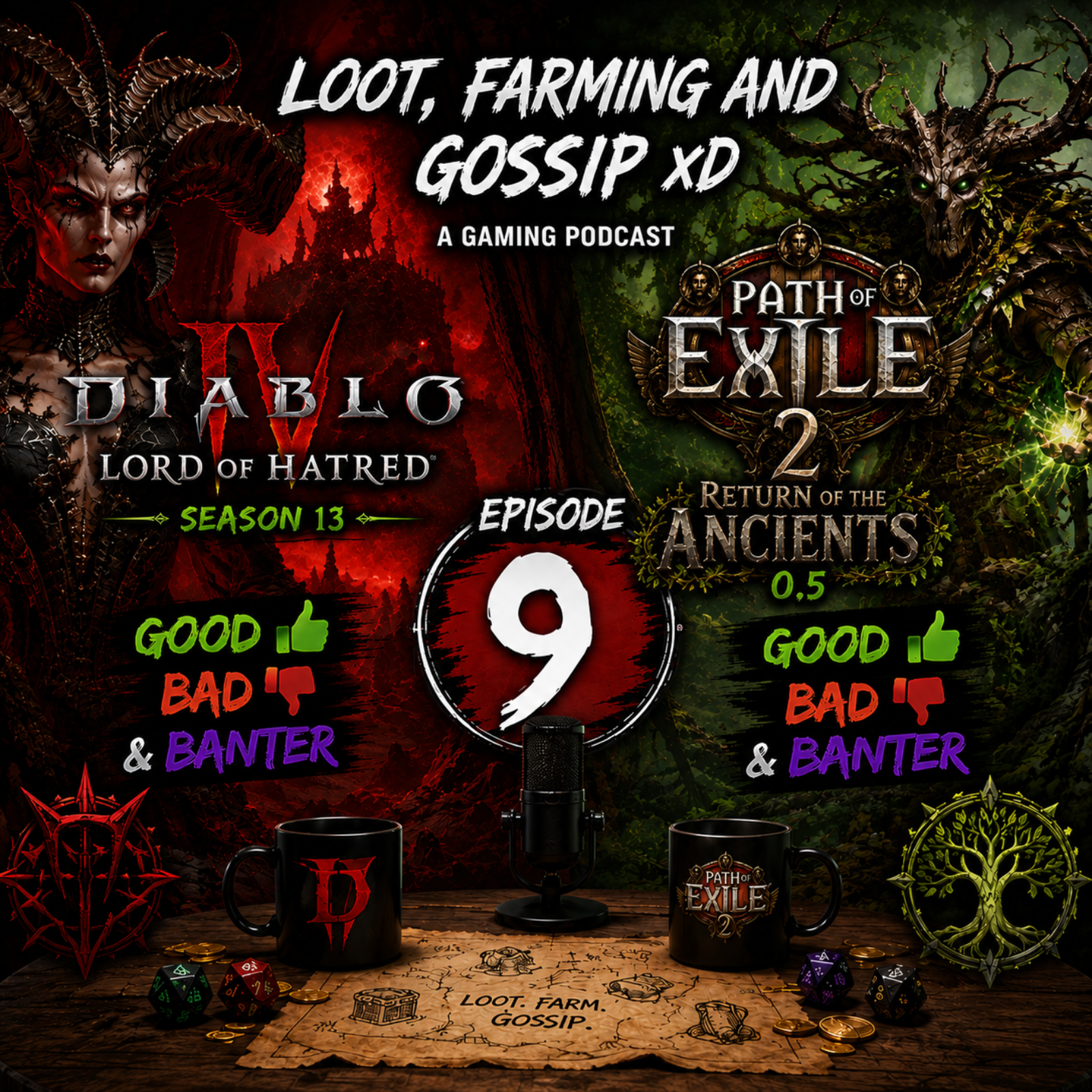 The GOOD, the BAD, and the Banter of Diablo 4 vs Path of Exile 2!! episode artwork