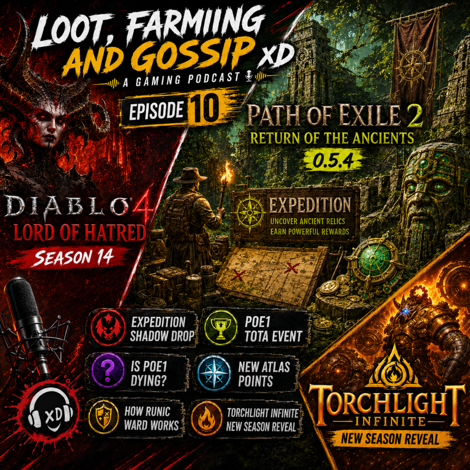 Diablo 4 Season 14, PoE2 0.5.4 Expedition & Is PoE1 Dying? episode artwork