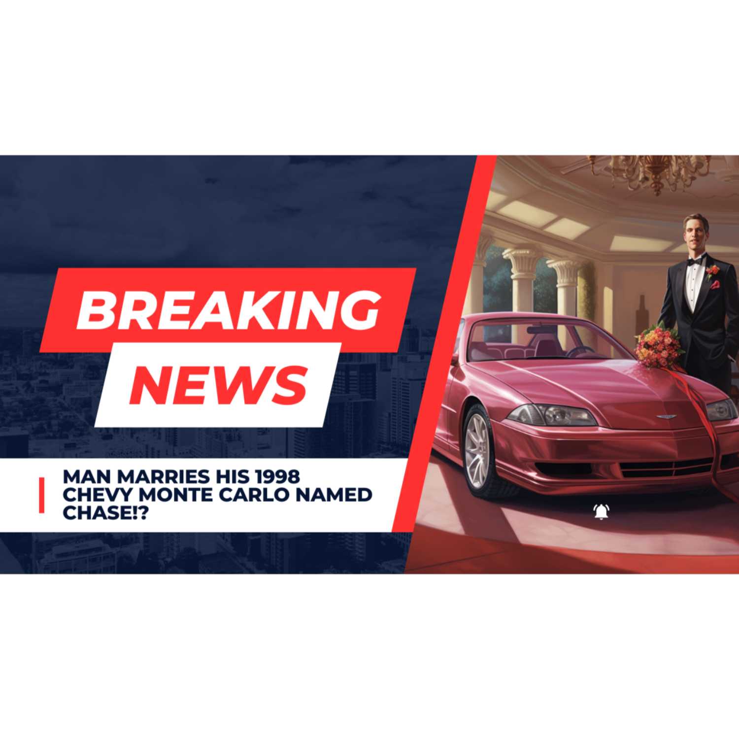 Man Marries His 1998 Chevy Monte Carlo Named Chase!?