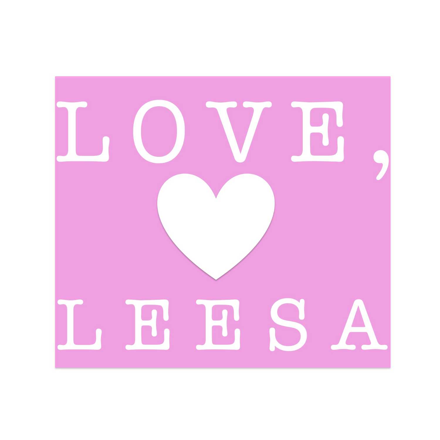 Love, Leesa