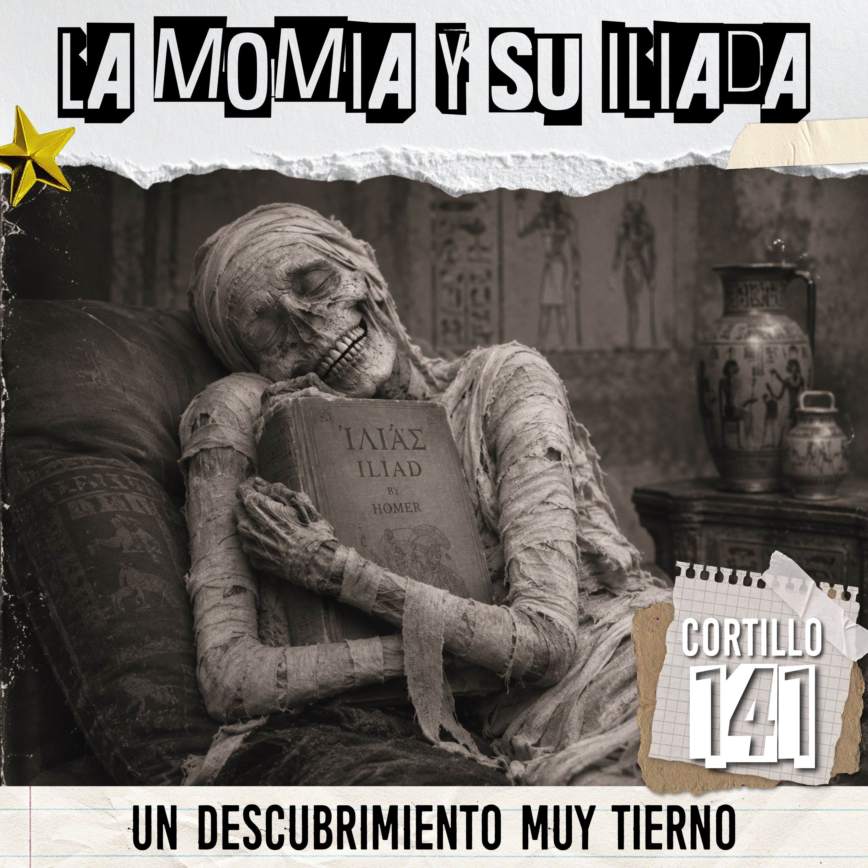 La momia y su Iliada: Un descubrimiento muy tierno