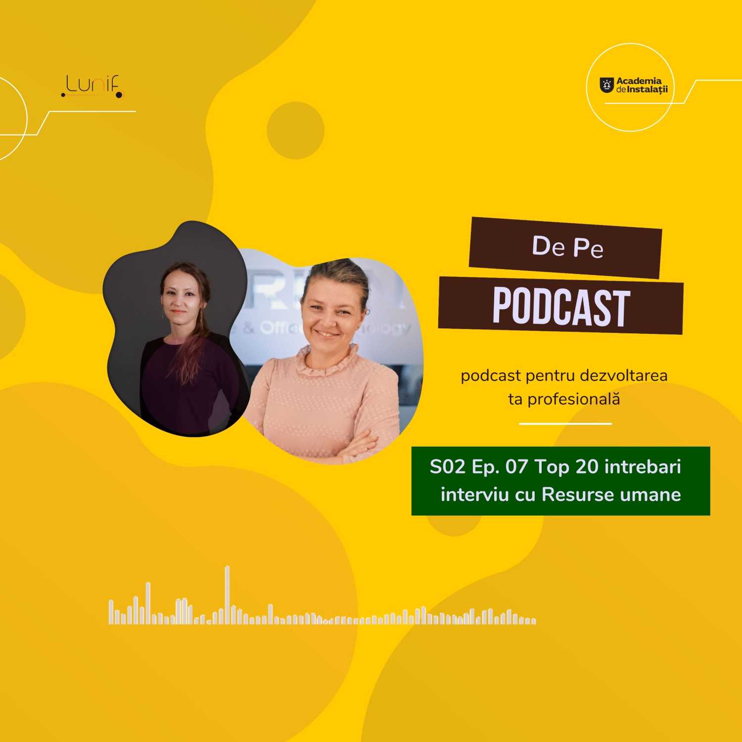 De pe podcast pentru dezvoltare profesionala