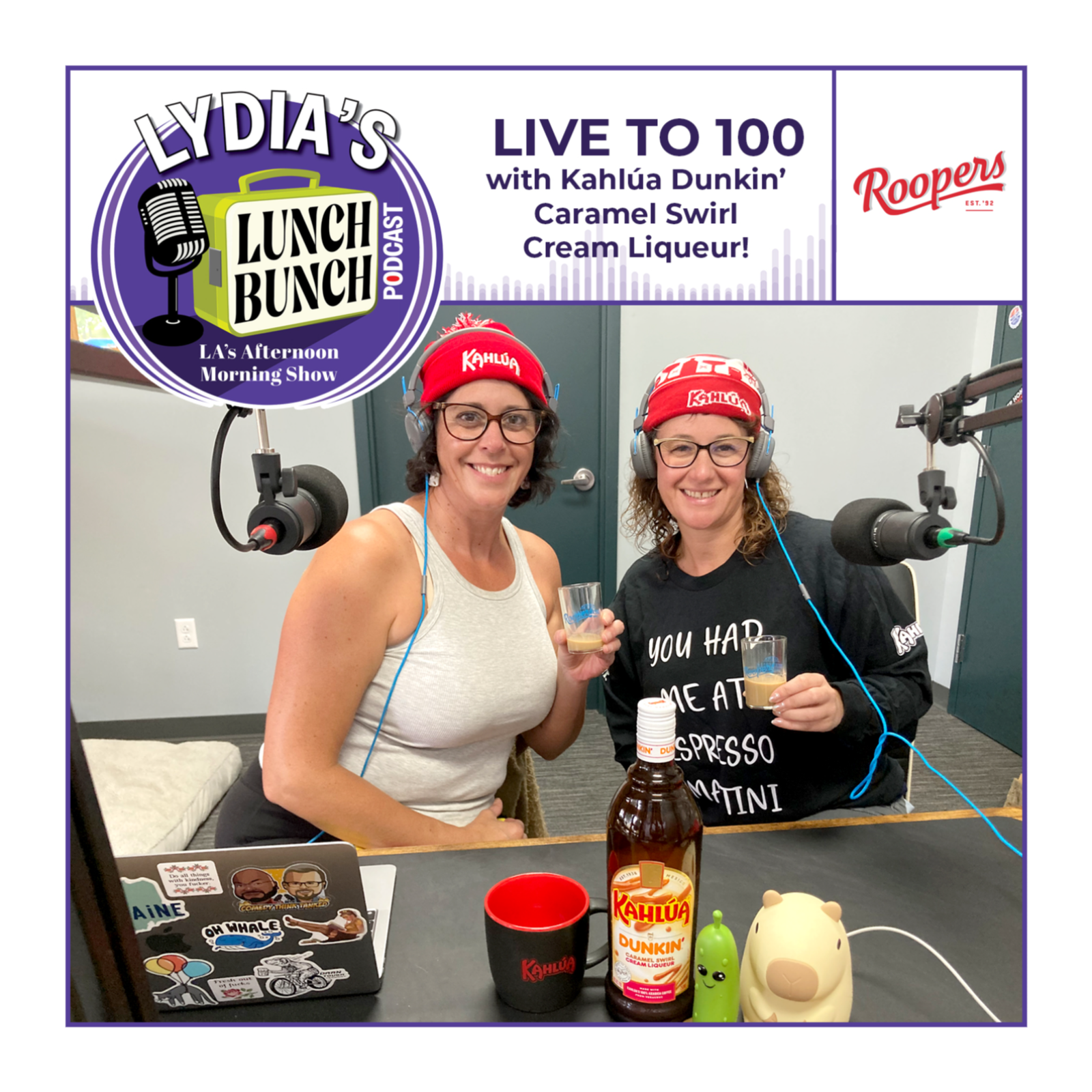 Live to 100 with Kahlúa Dunkin' Caramel Swirl Cream Liqueur!