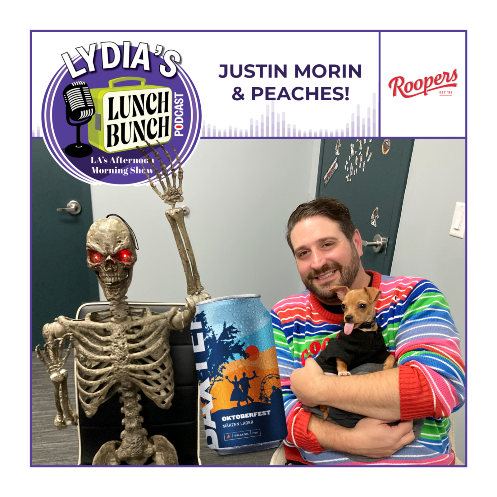 Justin Morin and Peaches!