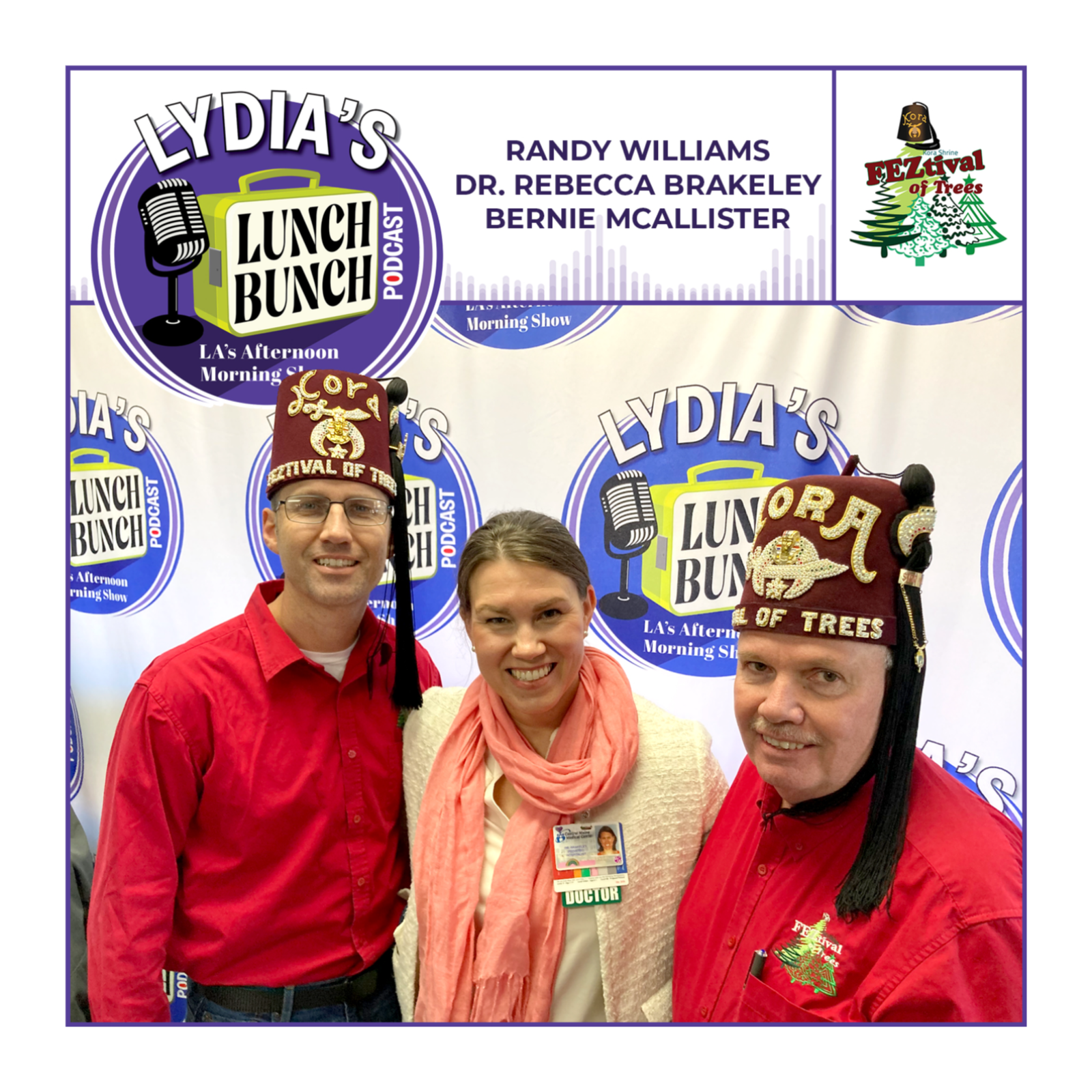 Randy, Rebecca and Bernie - FEZtival of Trees