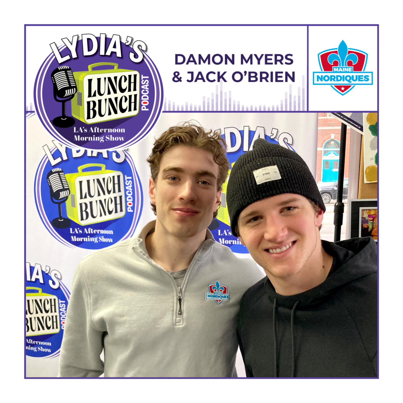 Damon Myers and Jack O'Brien - Maine Nordiques