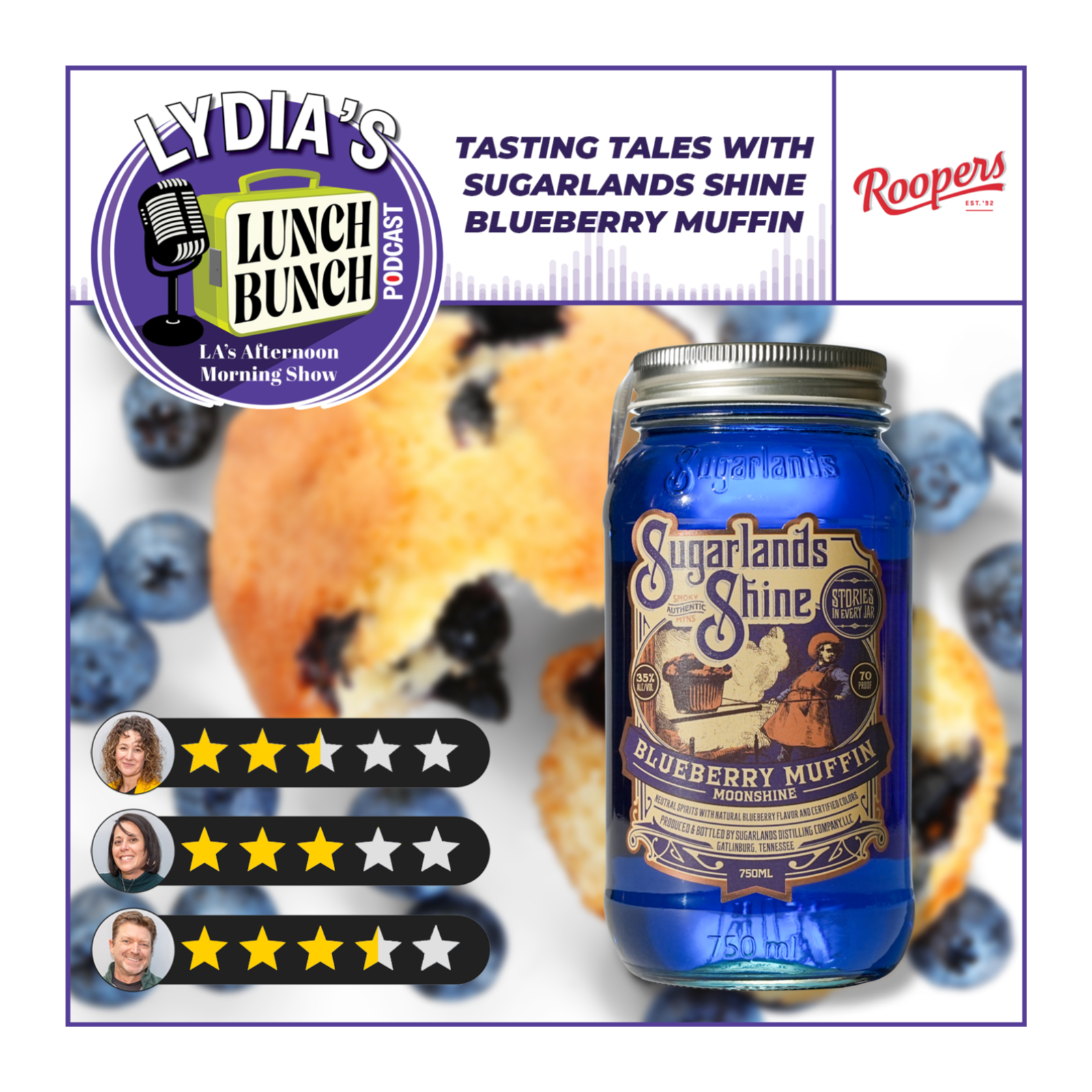 Tasting Tales with Sugarlands Shine Blueberry Muffin episode artwork