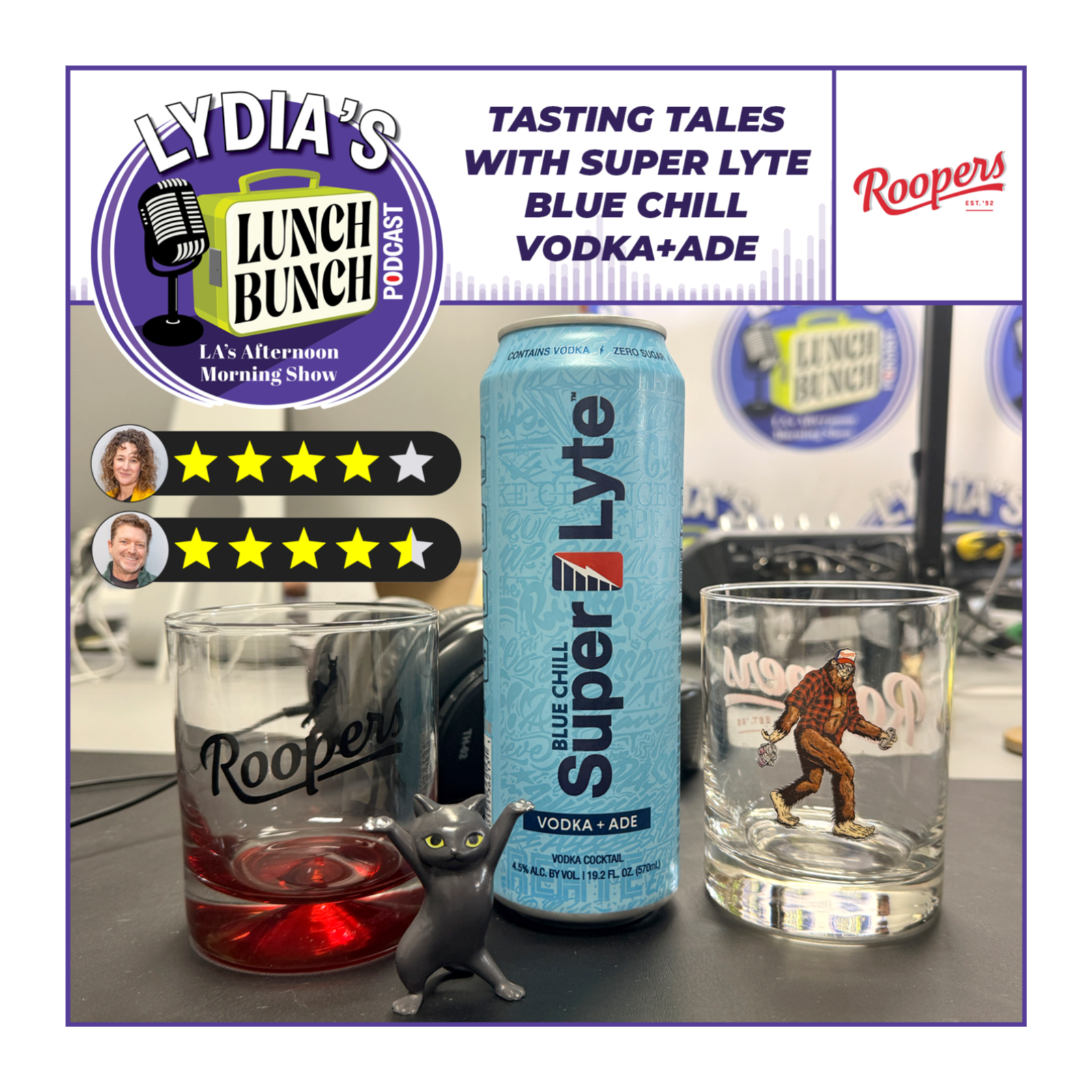 Tasting Tales with Super Lyte Blue Chill Vodka+Ade