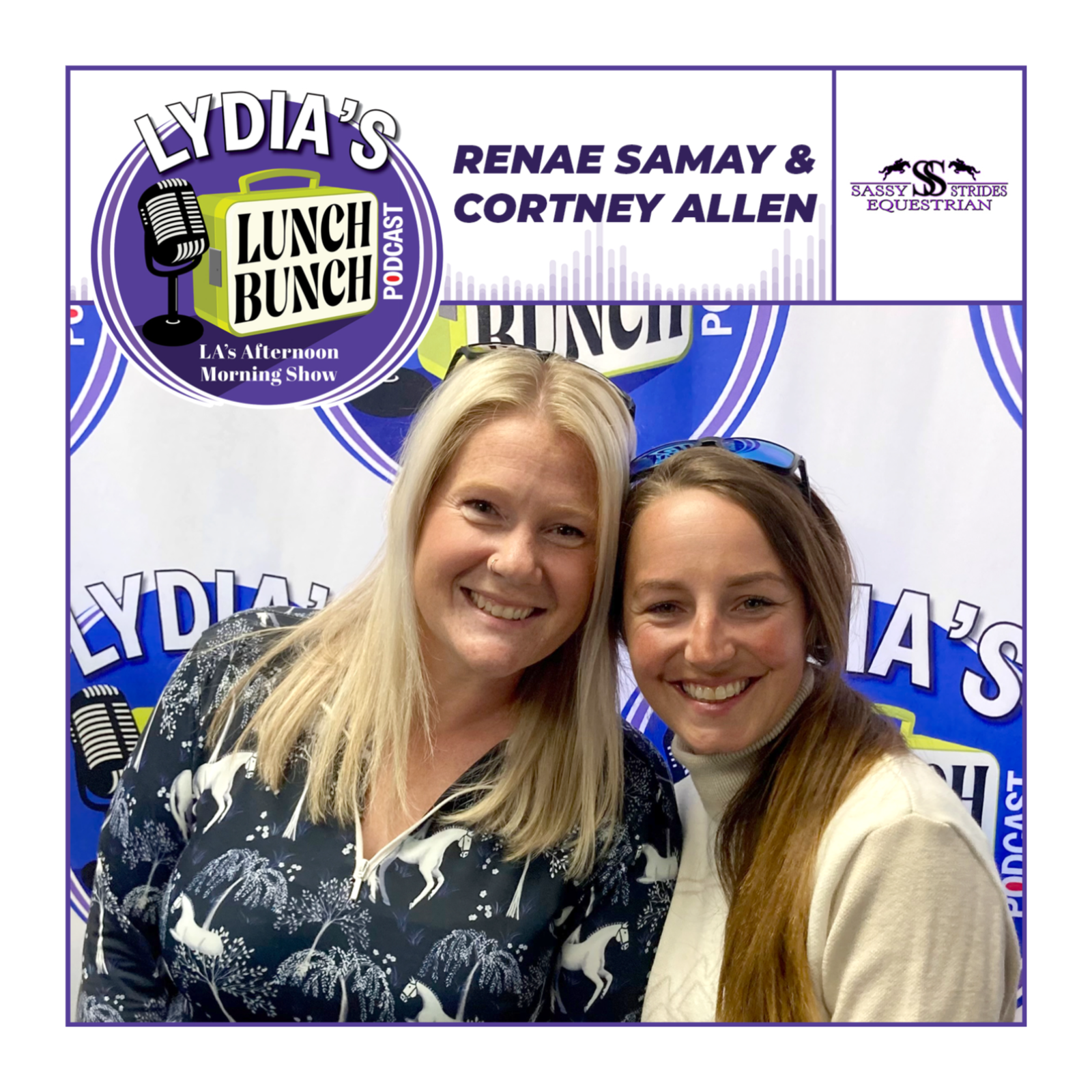 Renae Samay and Cortney Allen - Sassy Strides Equestrian episode artwork