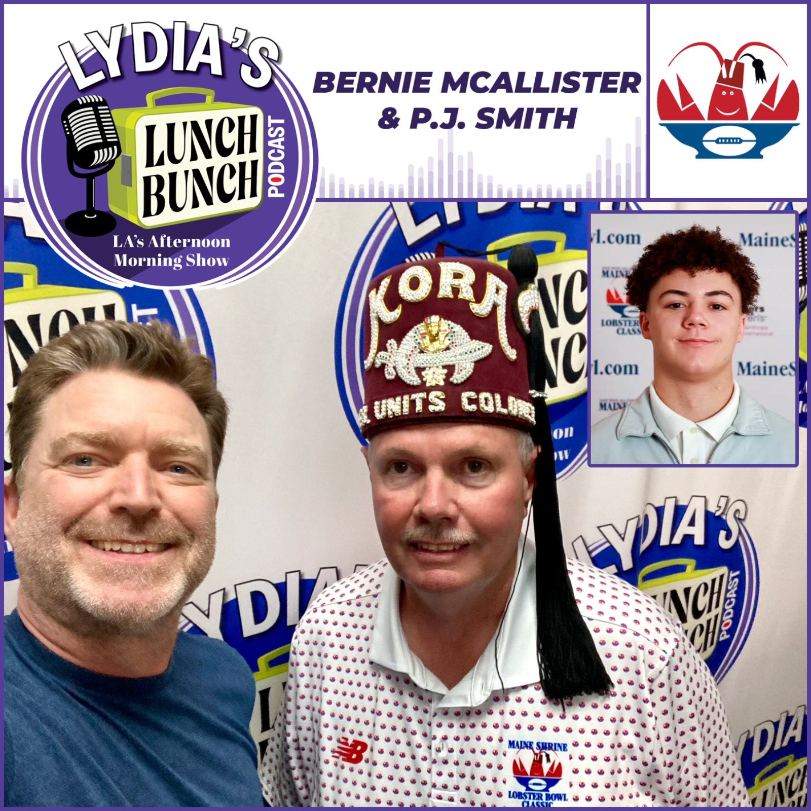 Bernie McAllister and P.J. Smith - Maine Shrine Lobster Bowl Classic