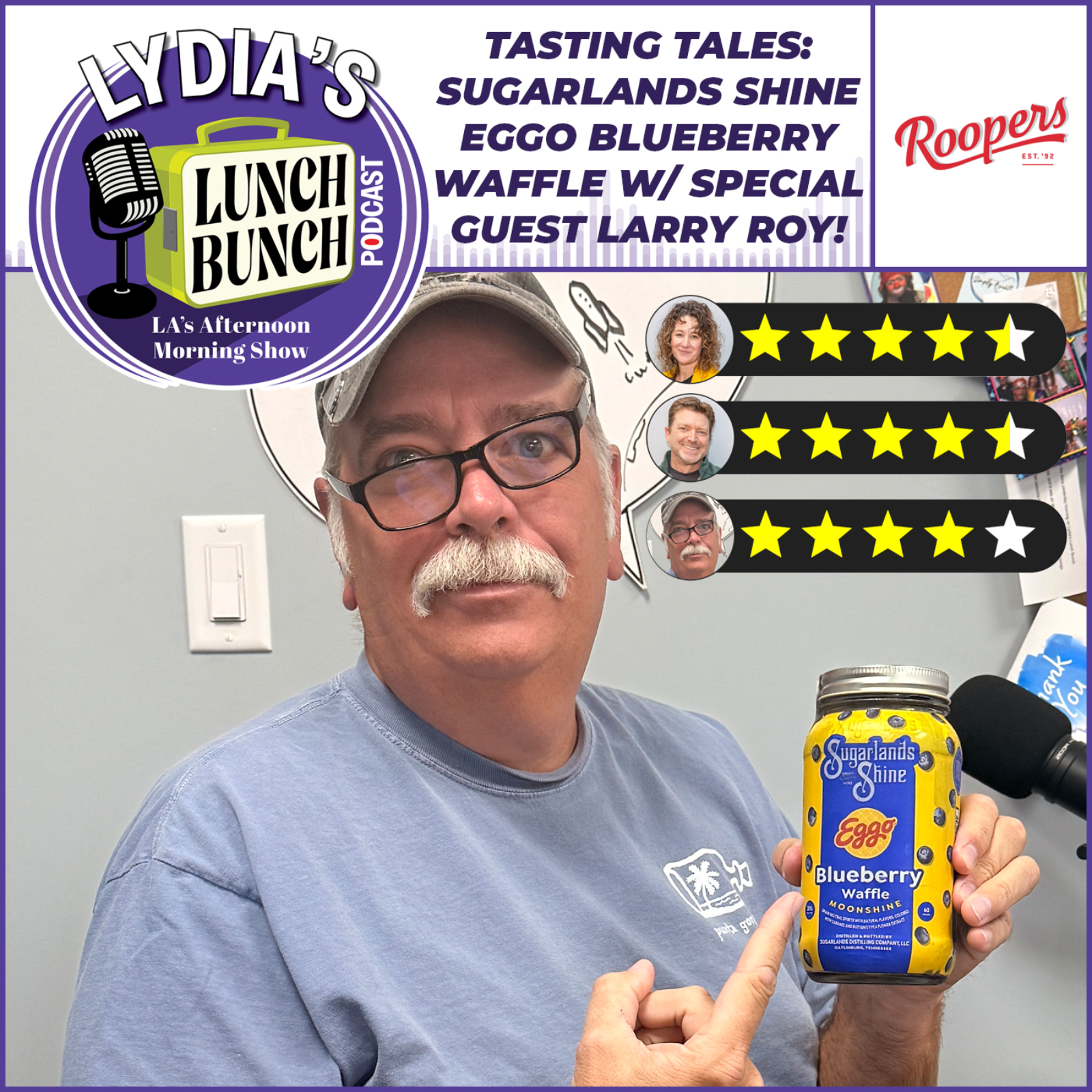 Tasting Tales with Sugarlands Shine Eggo Blueberry Waffle episode artwork