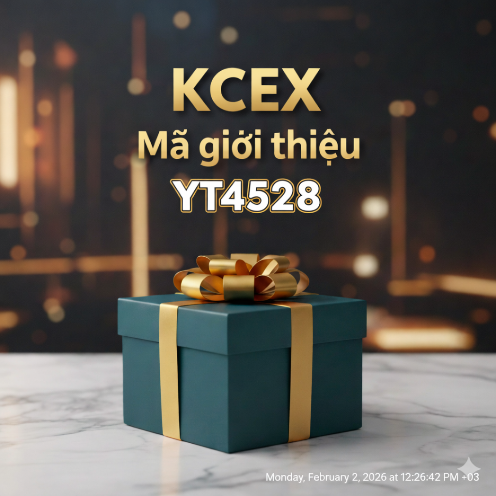 Cách sử dụng mã giới thiệu KCEX YT4528 vào năm 2026
