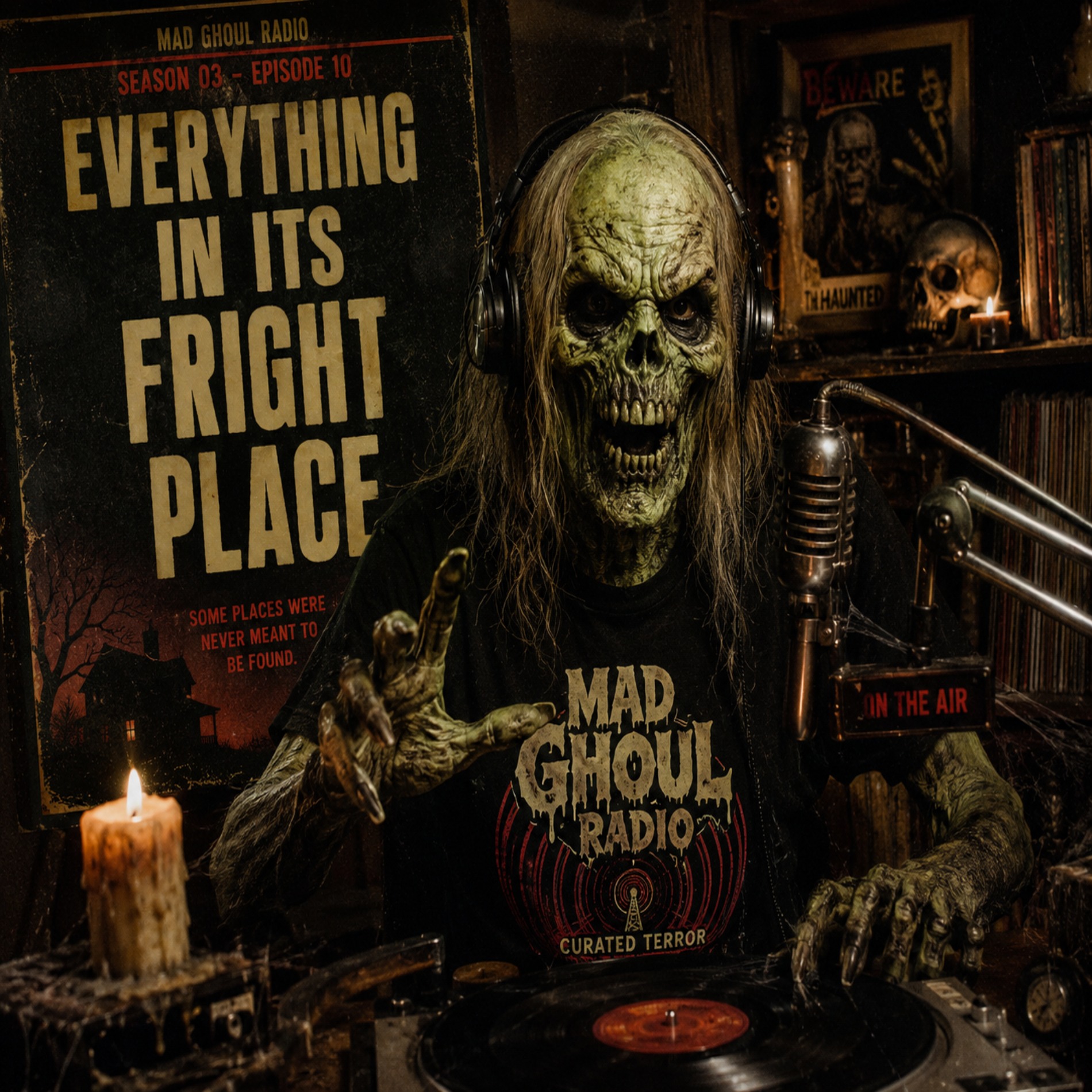 Season 03 - Episode 10 - Mad Ghoul Radio - Everything in Its Fright Place episode artwork