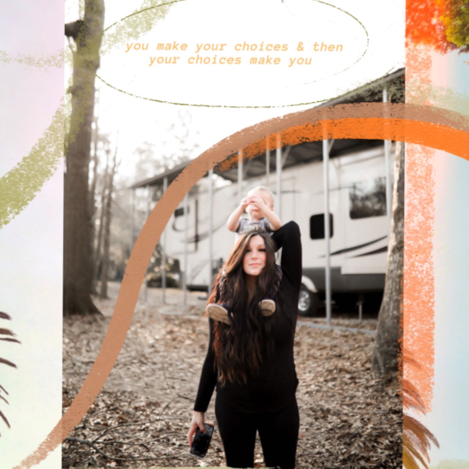 With a baby on my hip cover art