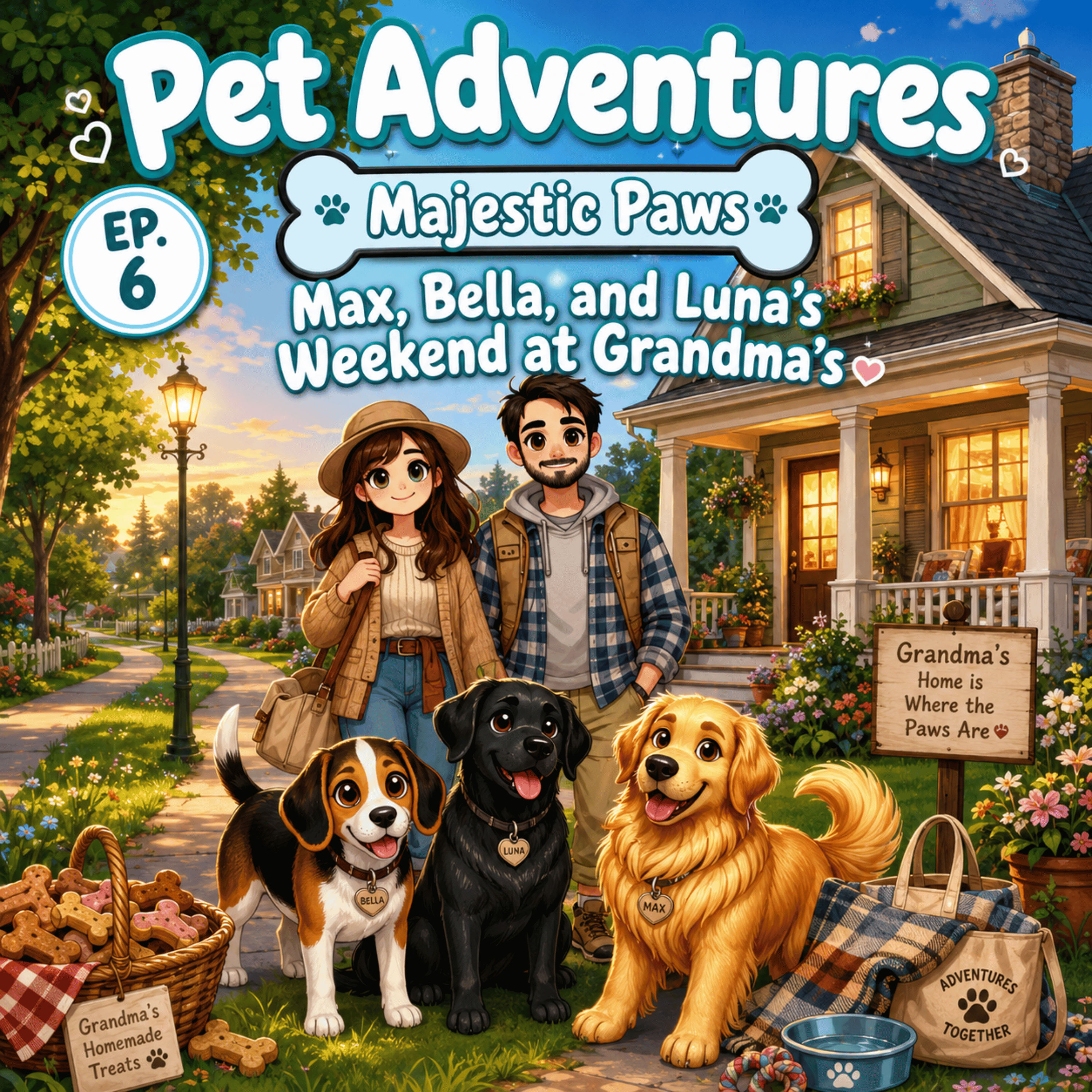Max, Bella, and Luna’s Weekend at Grandma’s episode artwork