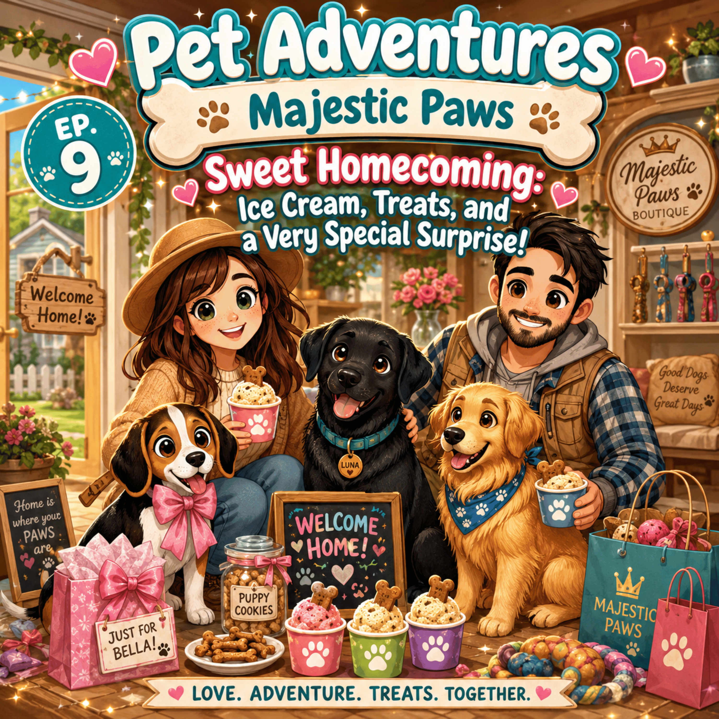 Sweet Homecoming: Ice Cream, Treats, and a Very Special Surprise! episode artwork