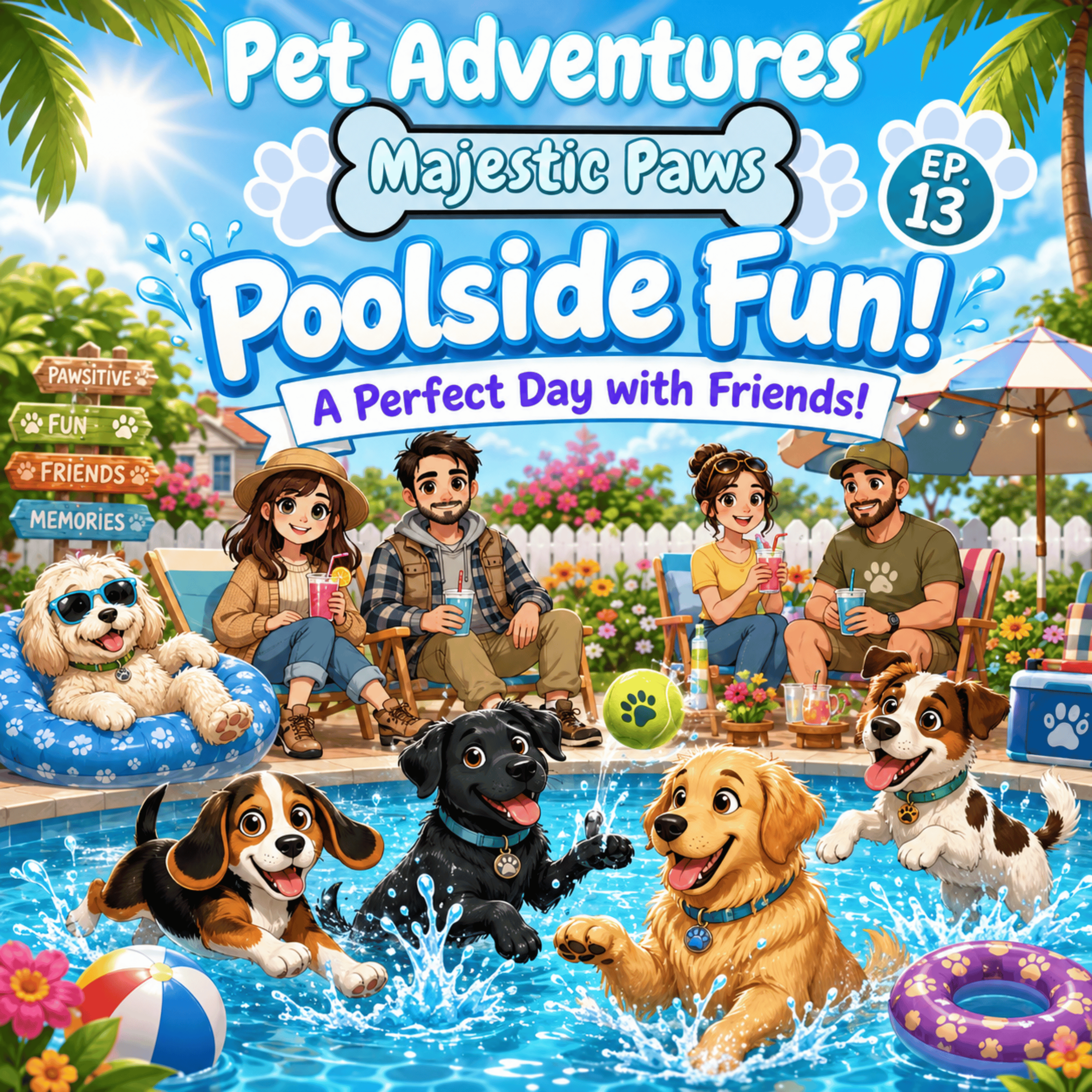 Poolside Fun: A Perfect Day with Friends episode artwork