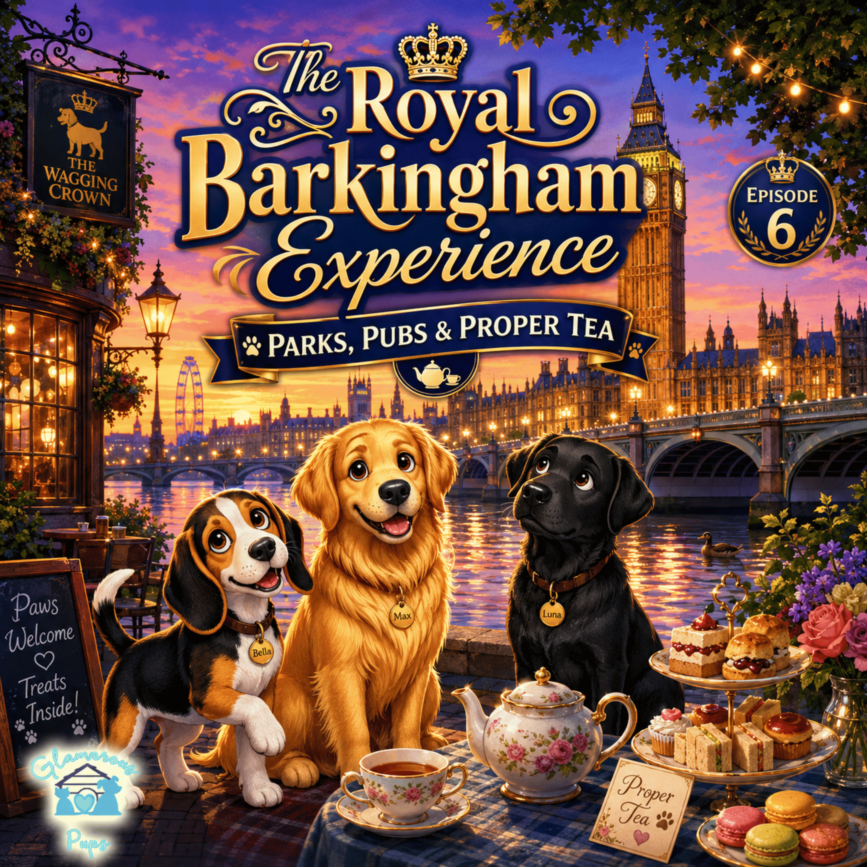 The Royal Barkingham Experience: Parks, Pubs, & Proper Tea! episode artwork