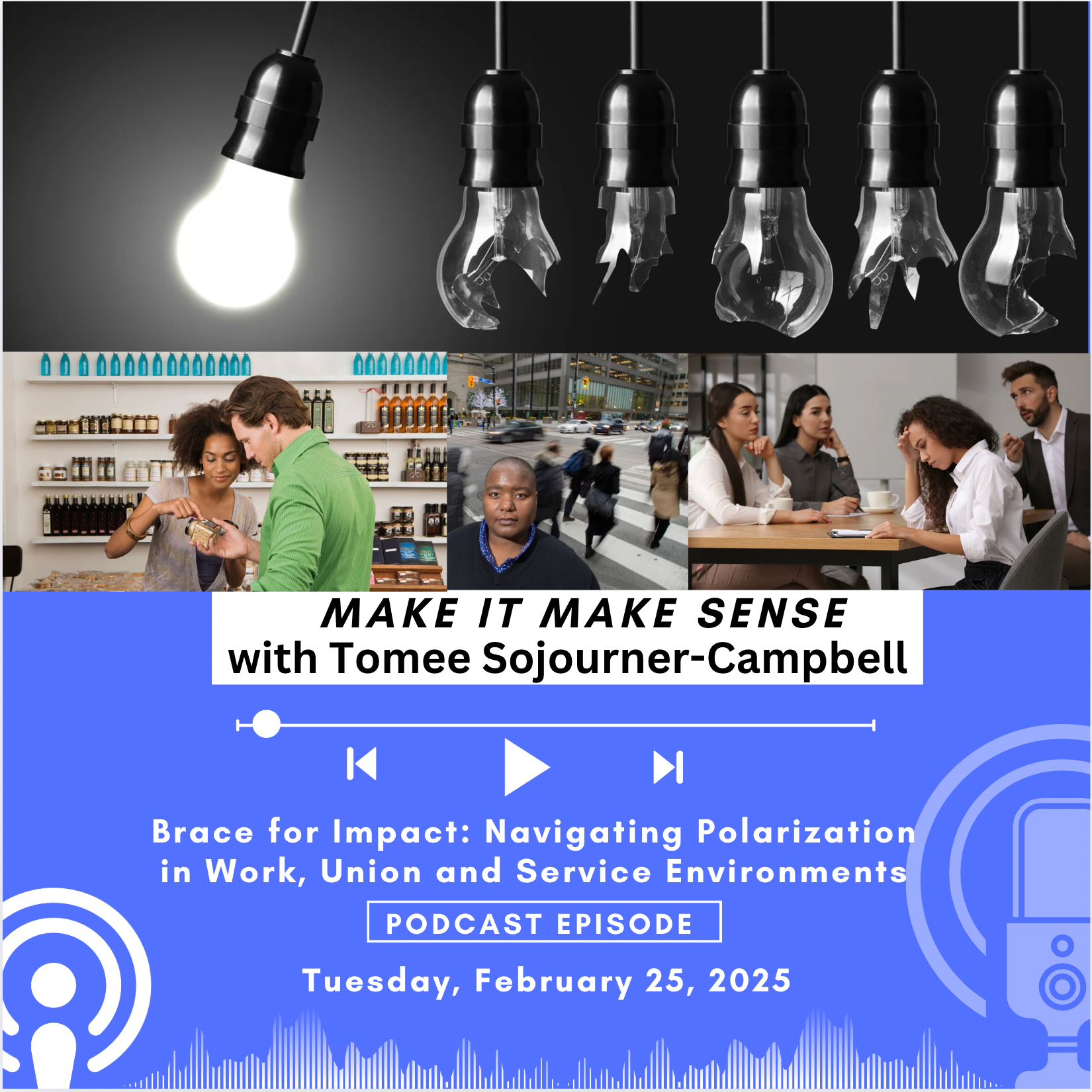 Episode 9-Brace for Impact: Navigating Polarization in Work and Service Environments episode artwork