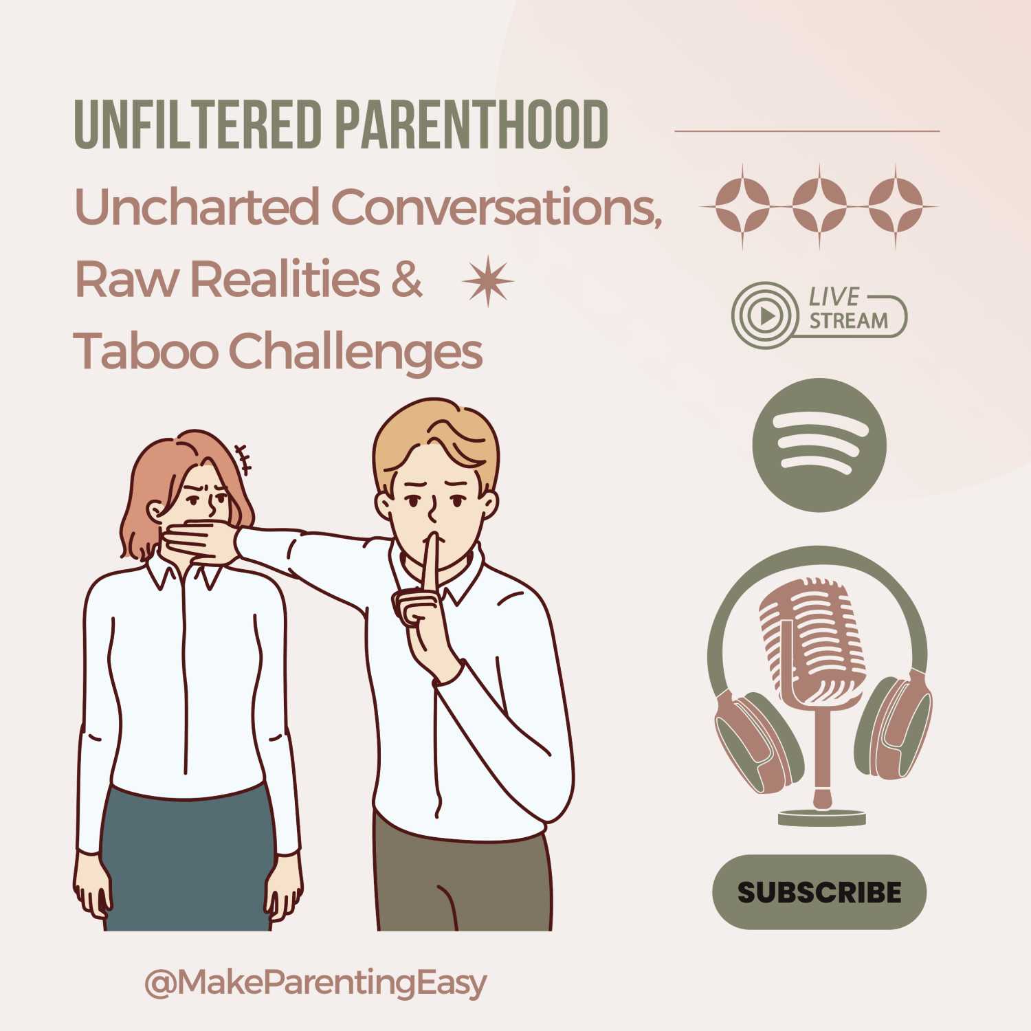 Unfiltered Parenthood : Raw Realities and Taboo Challenges podcast artwork