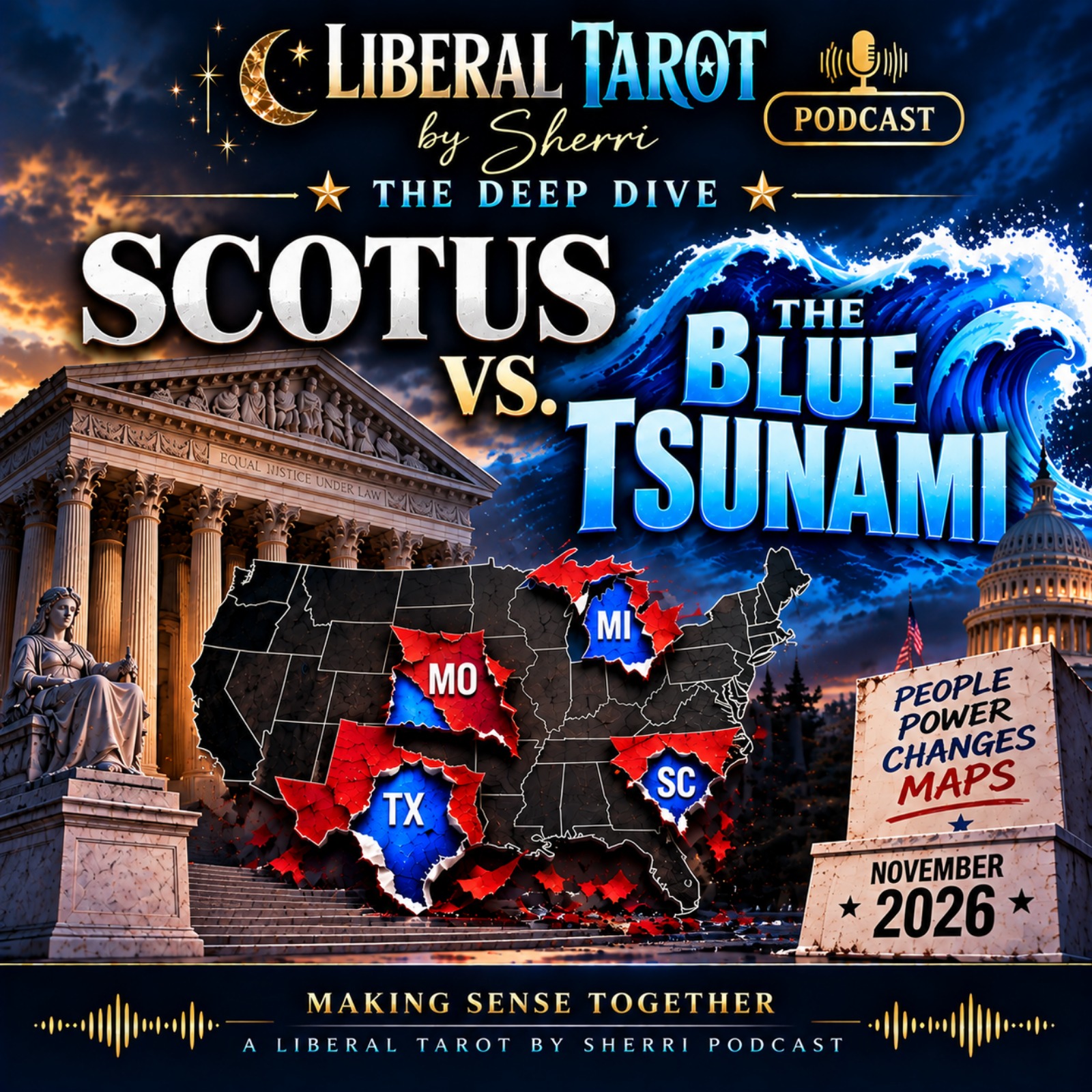 SCOTUS vs. the Midterm Blue Tsunami 🌊 episode artwork