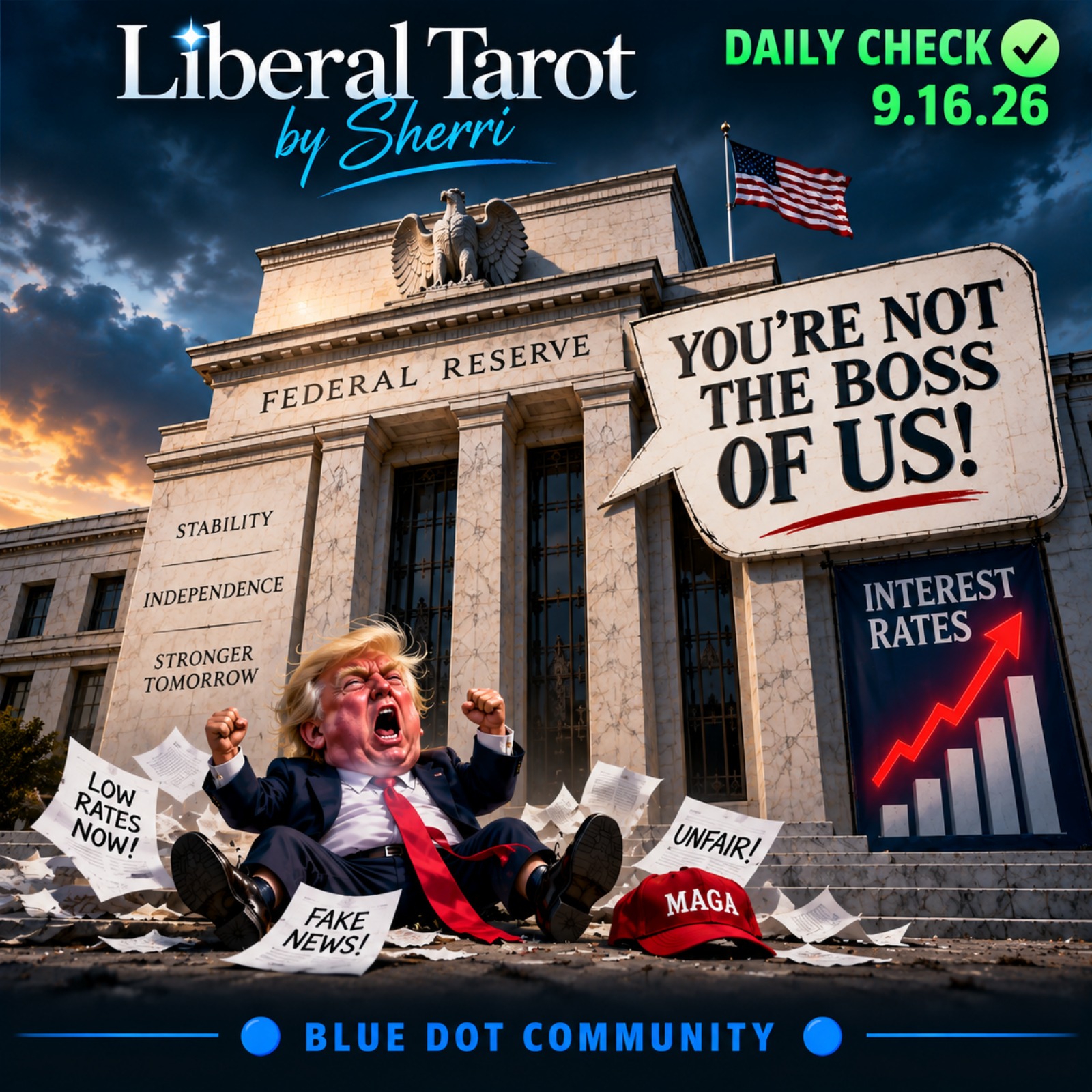 Daily ✅ 9.16.26 The Federal Reservs vs trump's tantrums episode artwork